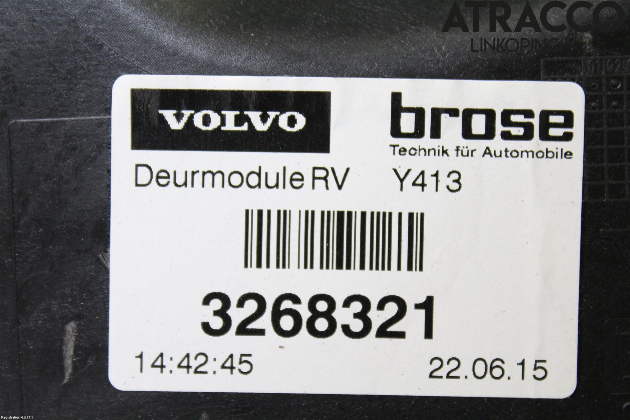 Volvo XC60 14-17 Fönsterhissmekanism