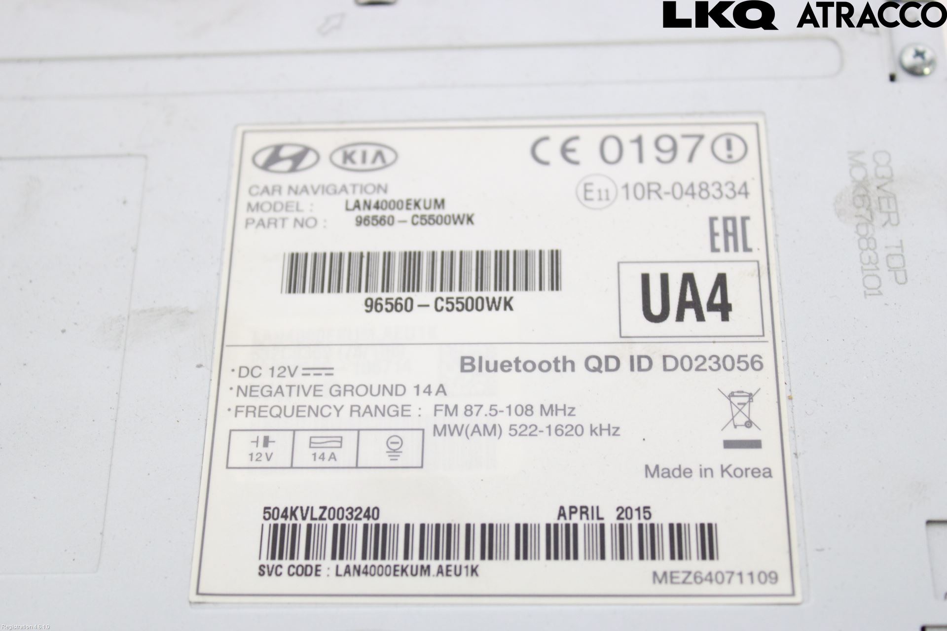 Kia SORENTO 15-20 Cd Radio - Multimediapanel