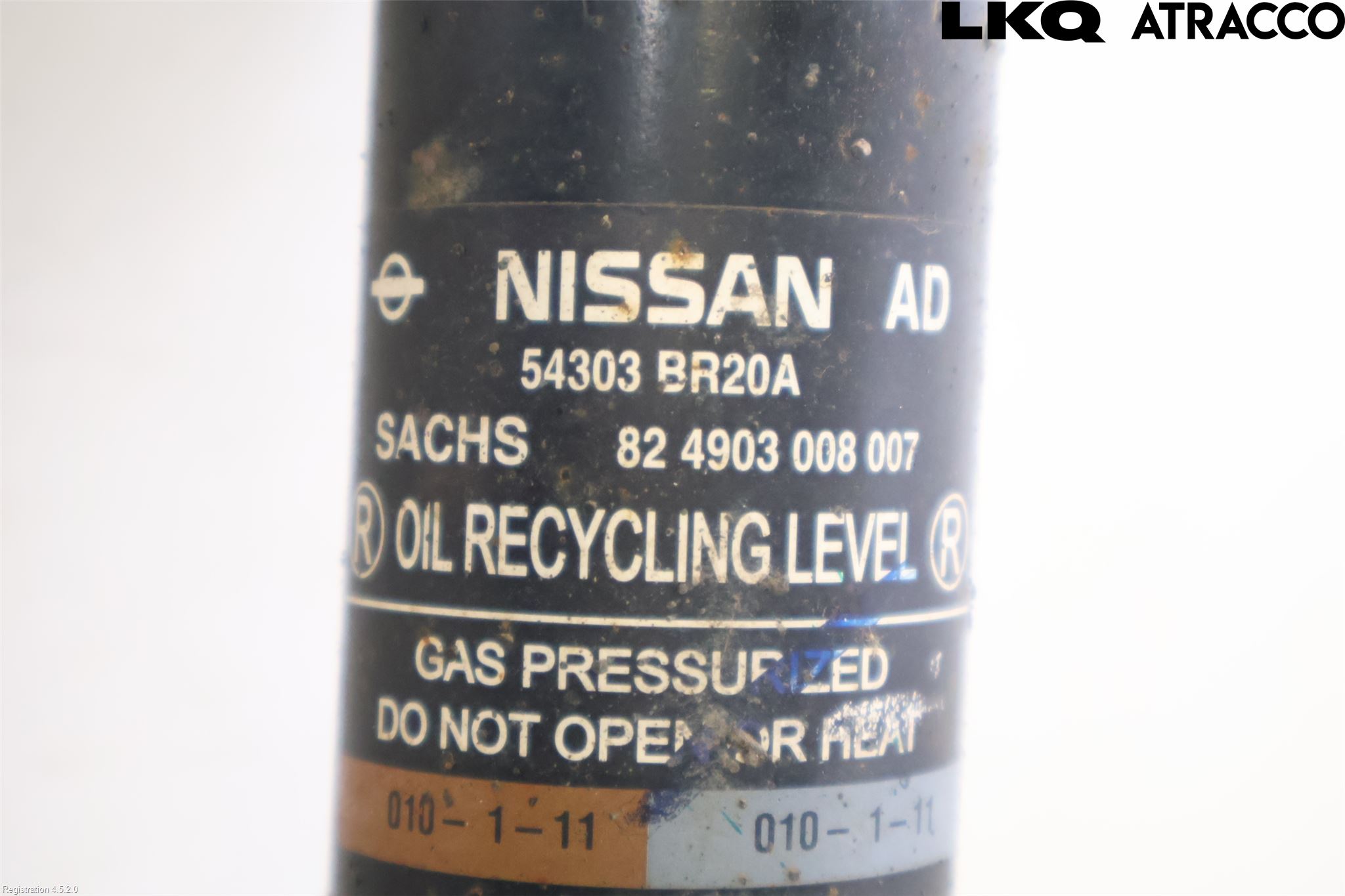 Nissan QASHQAI+2  10-14 Fjäderben Fram Vänster