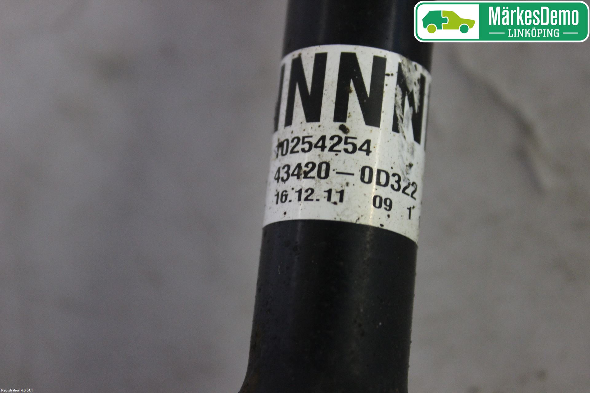 Toyota YARIS XP130 12-14 Drivaxel Fram Vänster