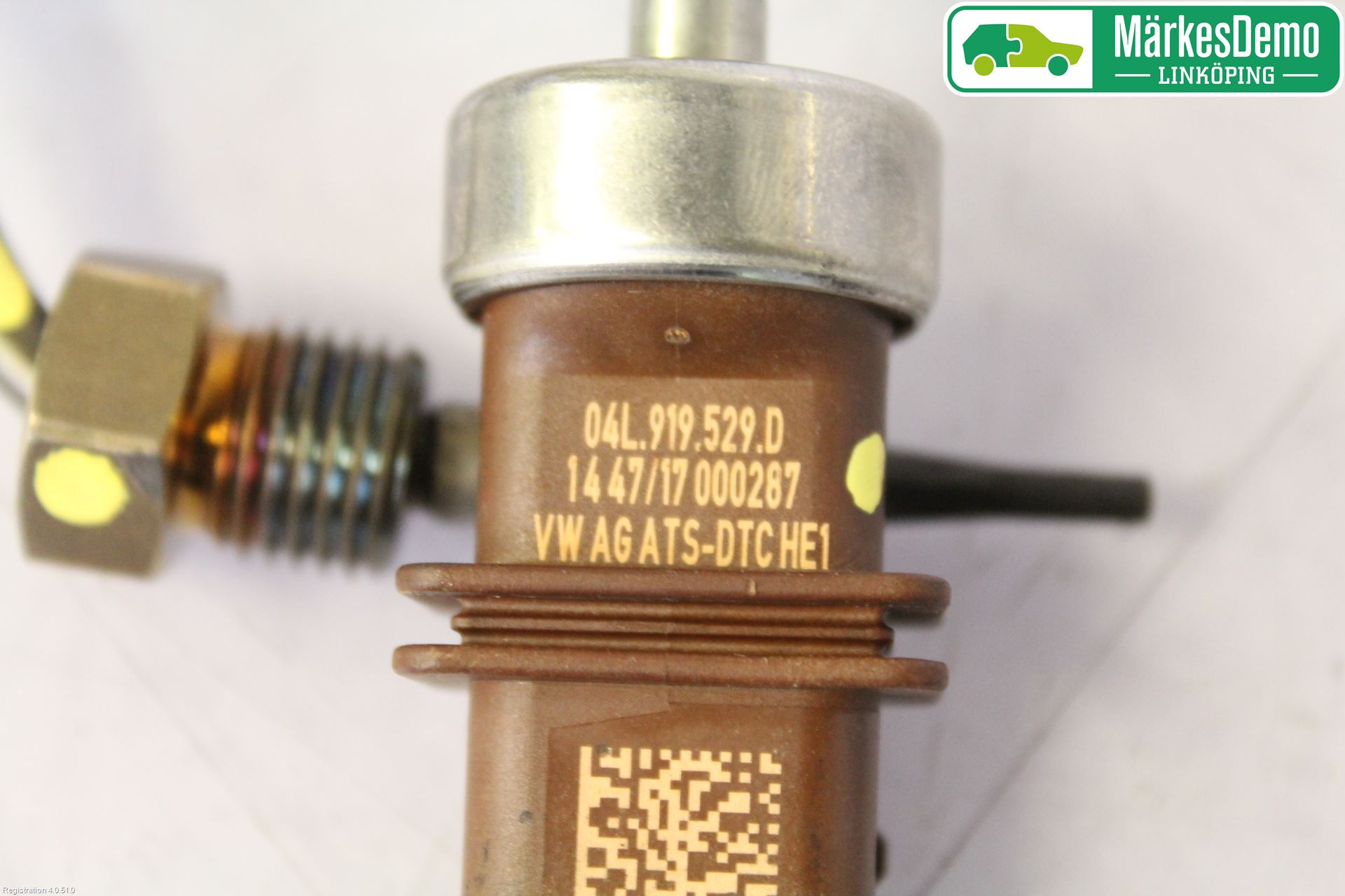 Volkswagen VW PASSAT 15-19 Givare Temp-Tryck Avgas