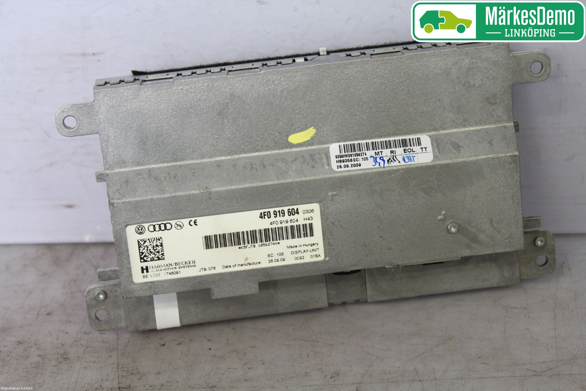 Audi A5 07-16 Multifunktionsdisplay