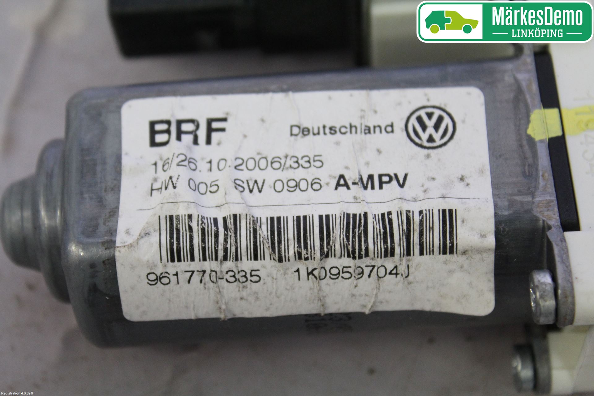 Volkswagen VW TOURAN 03-10 Fönsterhissmotor