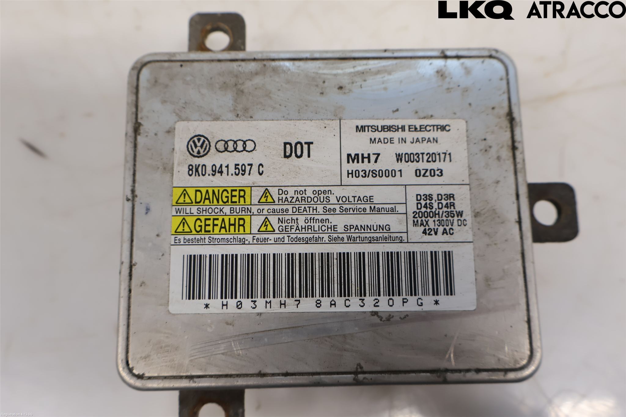 Audi A4/S4 08-11 Styrenhet Strålkastare
