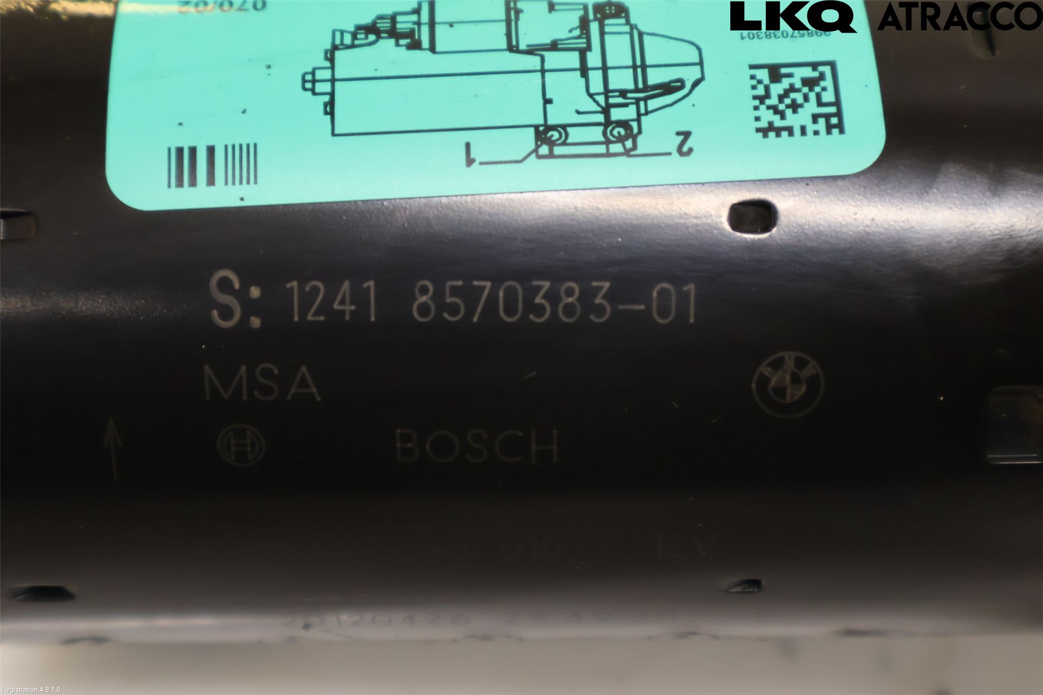 BMW X3 F25 10-17 Startmotor Diesel