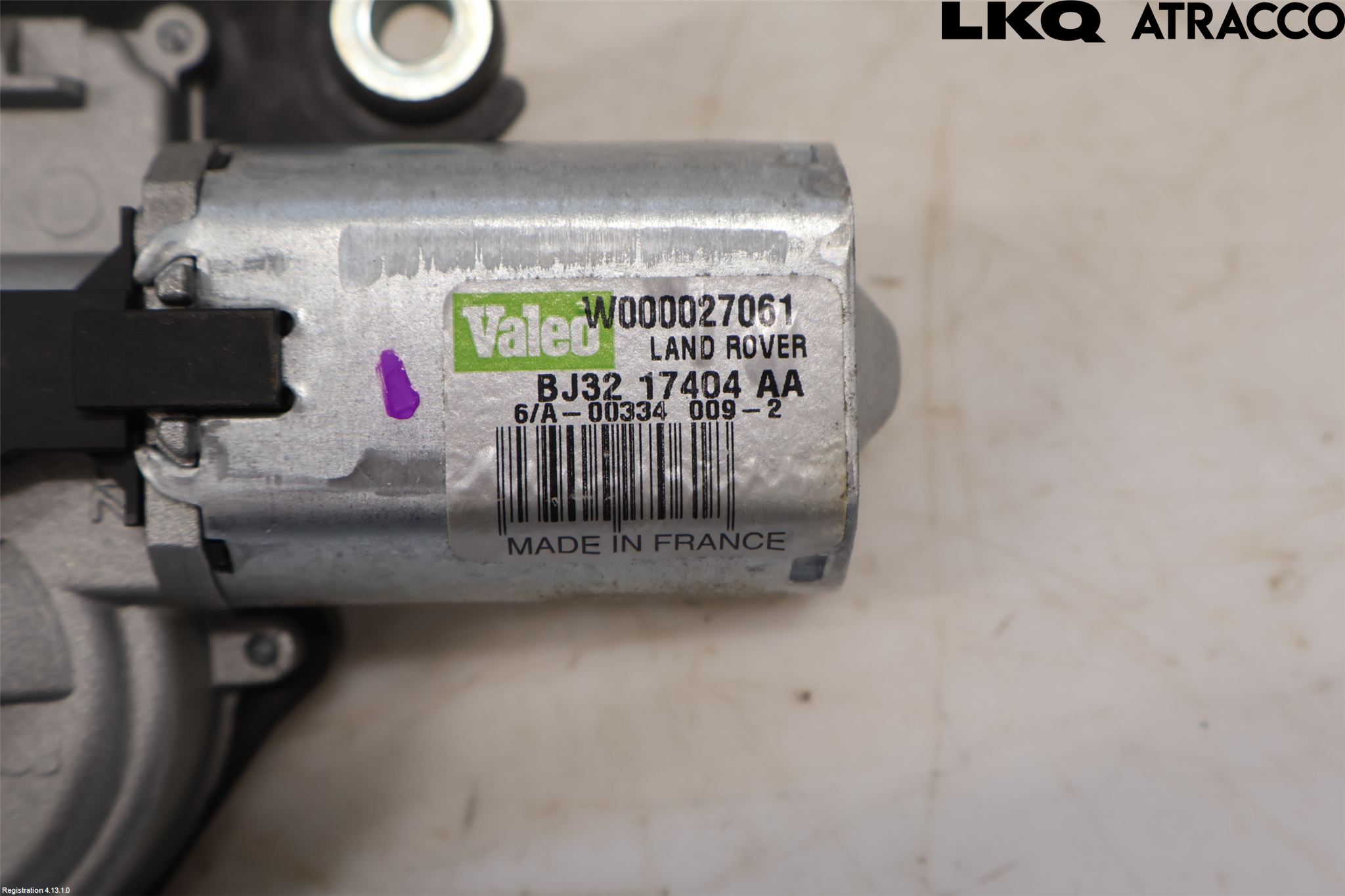 Landrover LAND ROVER RANGE ROVER EVOQUE (L538) 11-18 Torkarmotor Baklucka