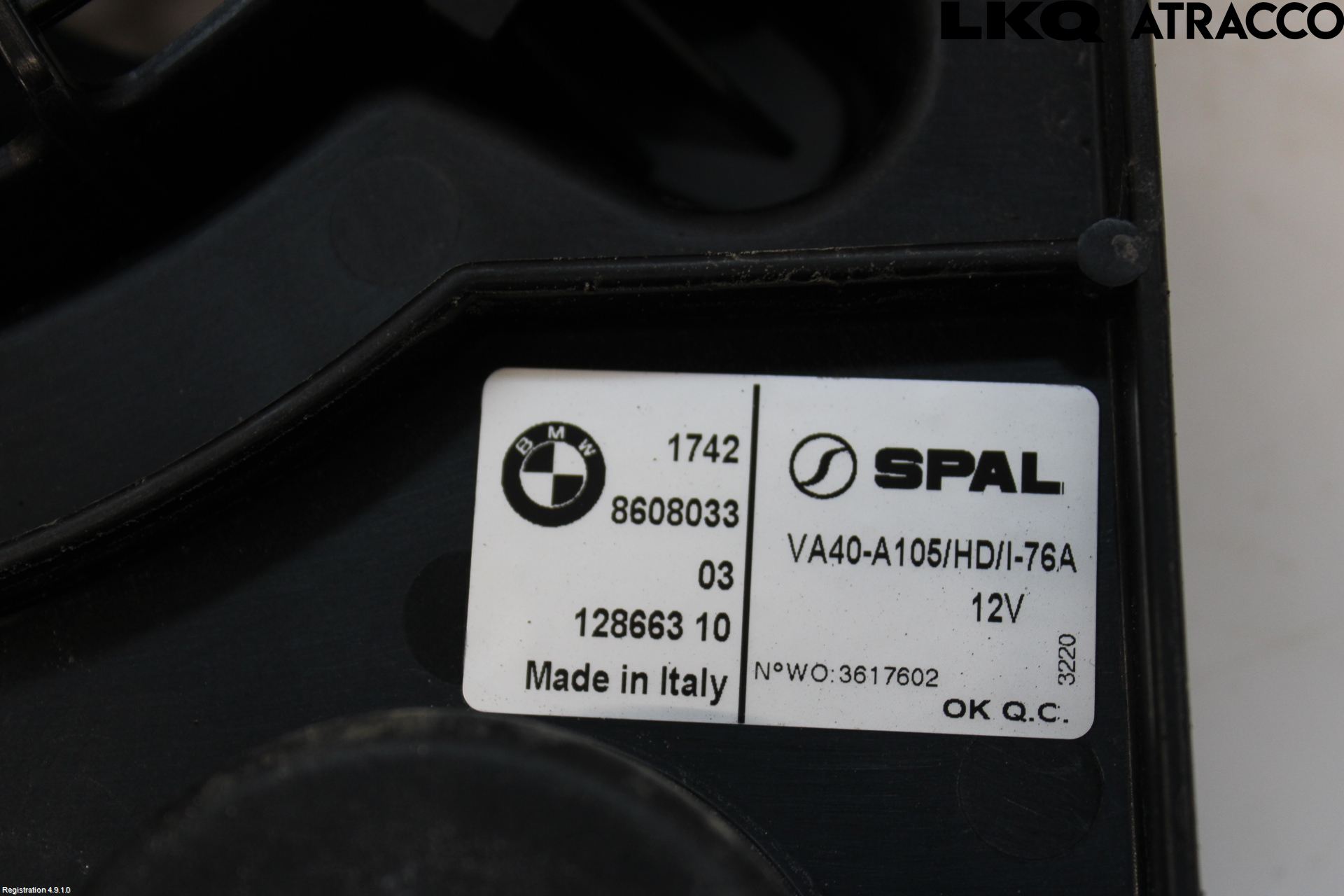 BMW i3 I01 13-22 Kylfläkt El