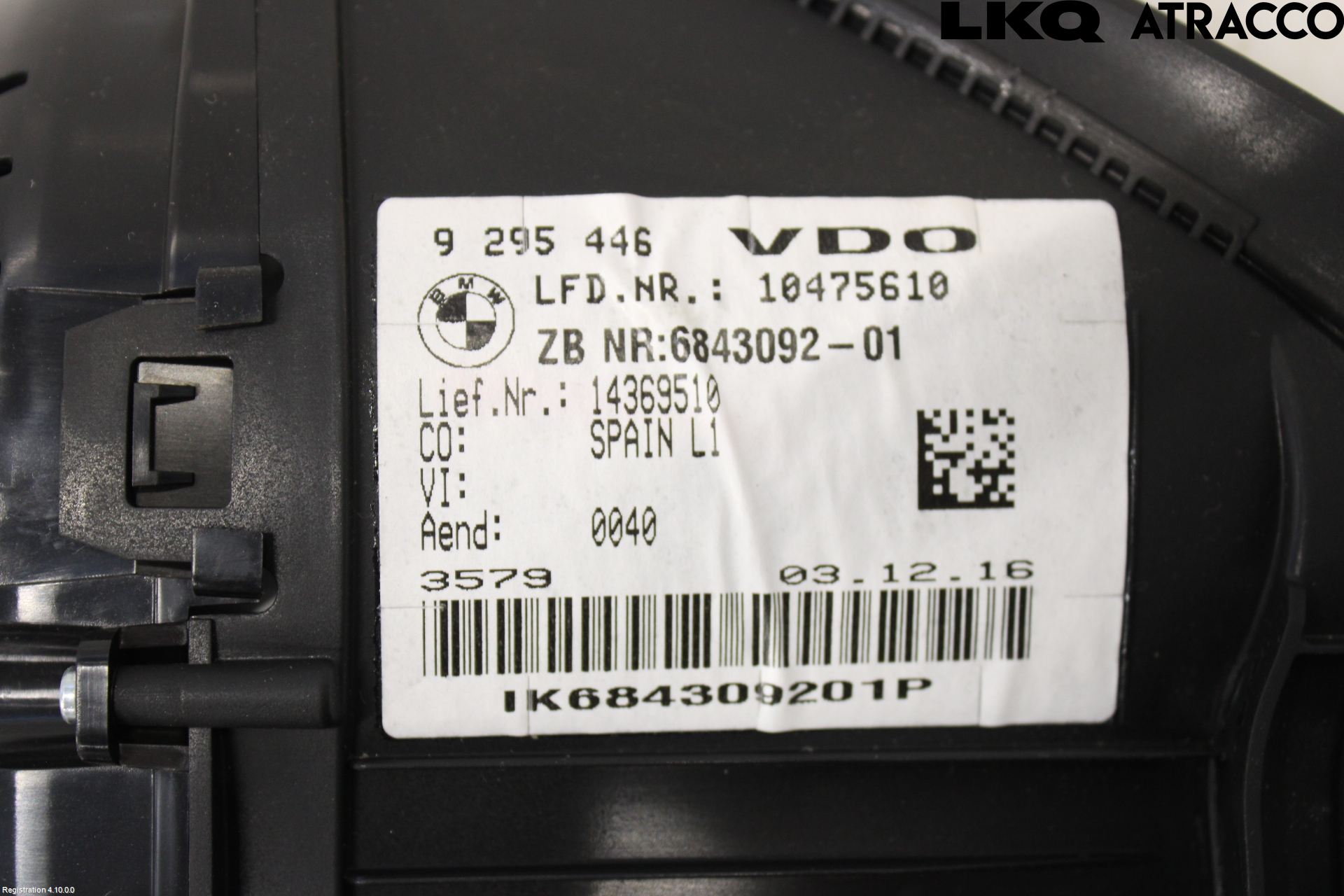 BMW X1 F48 15-22 Instrument Komb