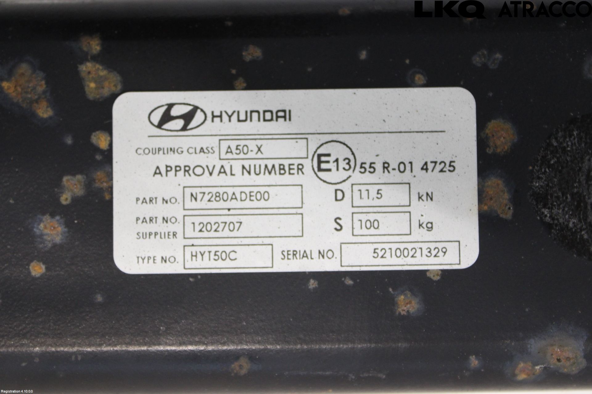 Hyundai TUCSON 05- Dragkrok