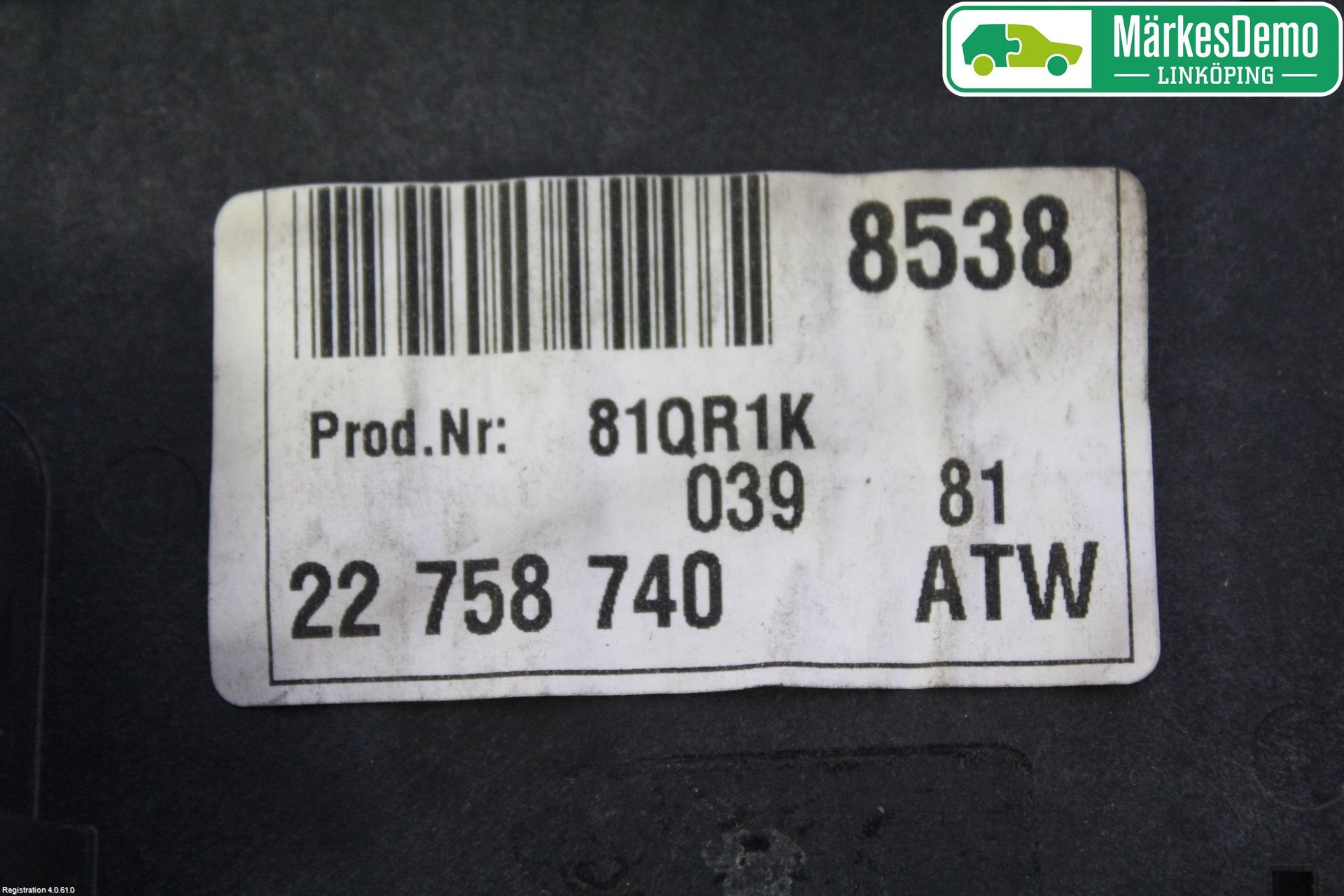 Opel INSIGNIA 09-16 Säkringsdosa-Elcentral