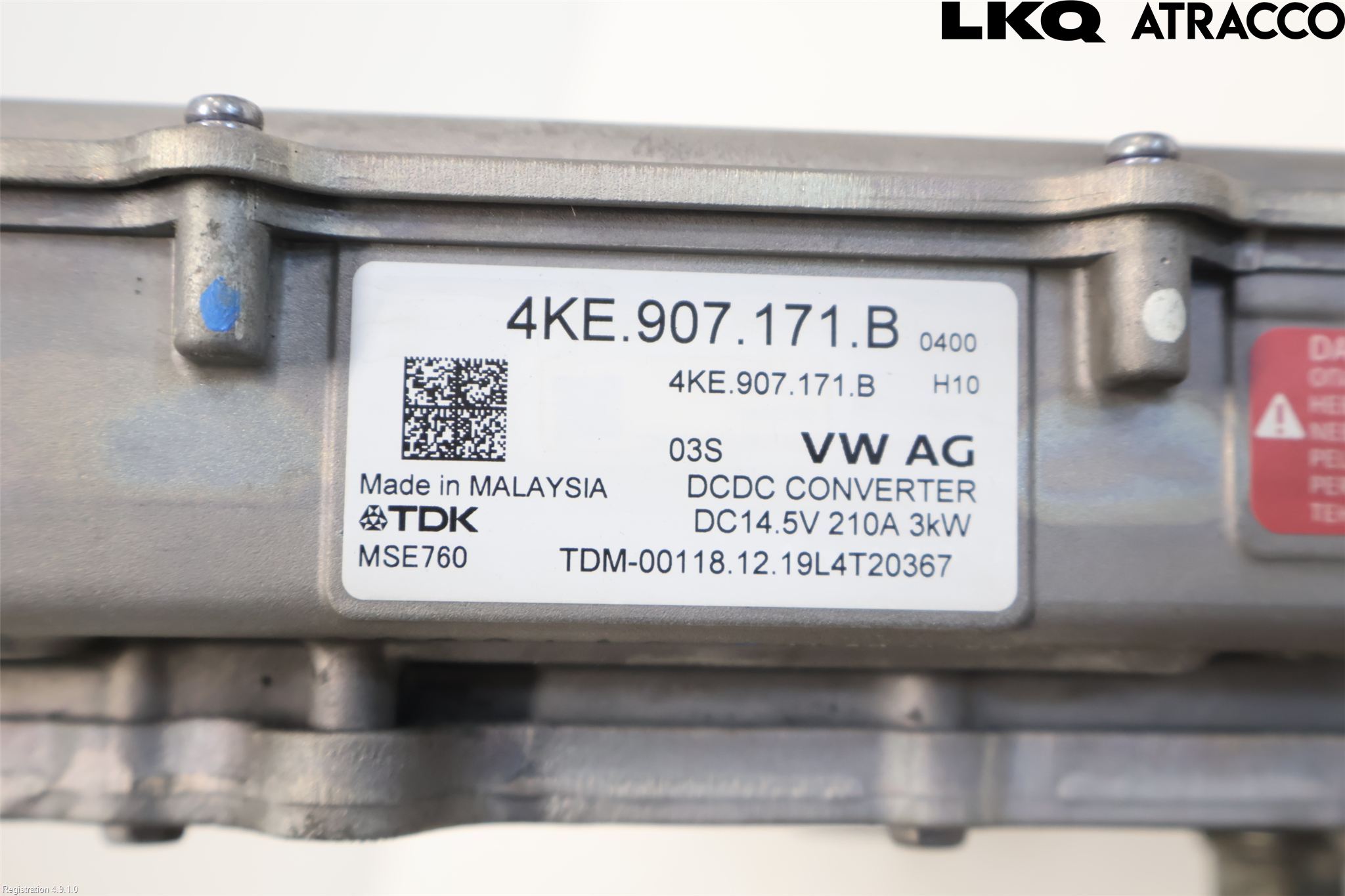 Audi E-TRON, S GE 19- Dc-Cd Omvandlare Hybrid