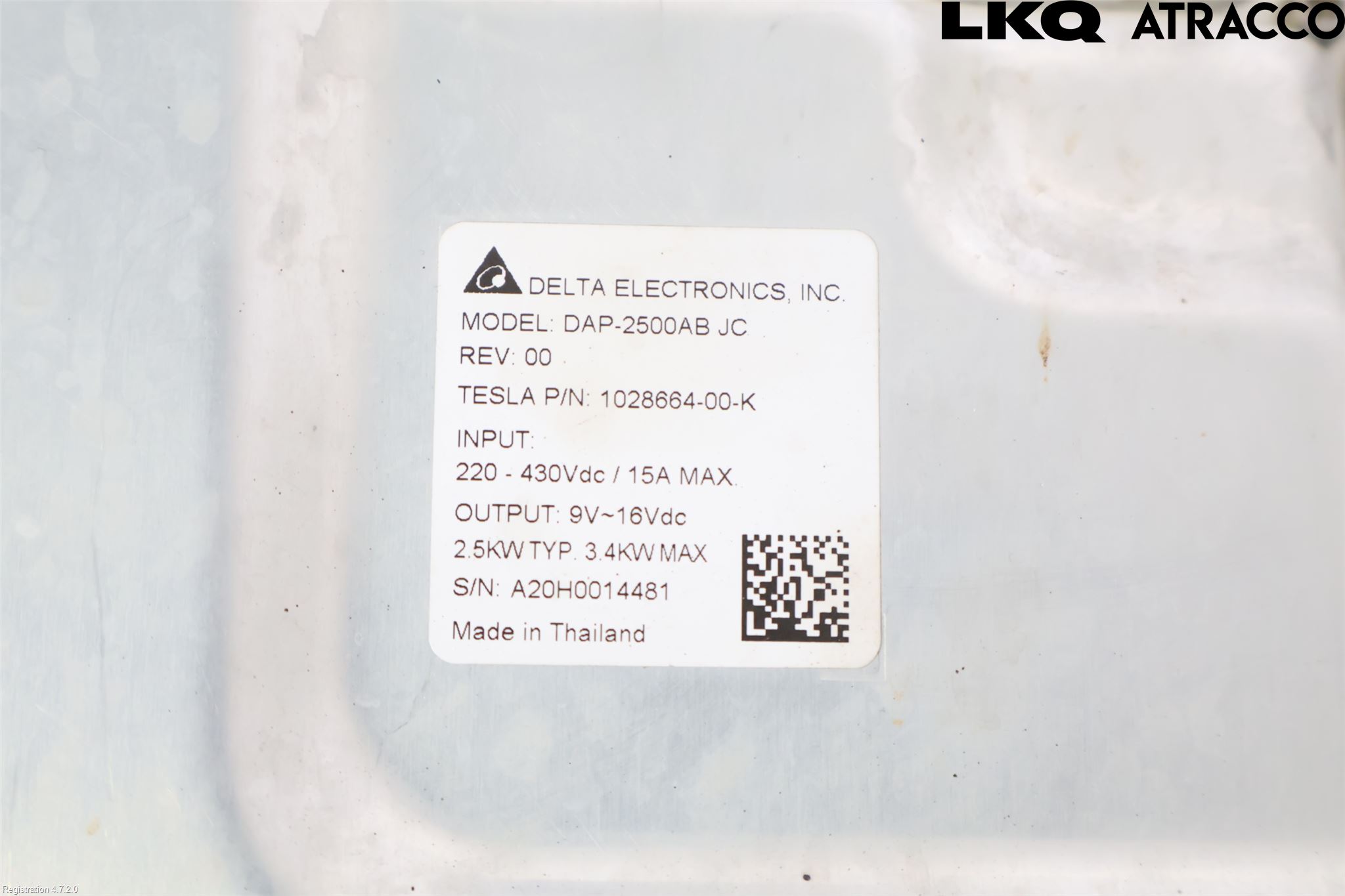 Tesla MODEL S 13- Dc-Cd Omvandlare Hybrid