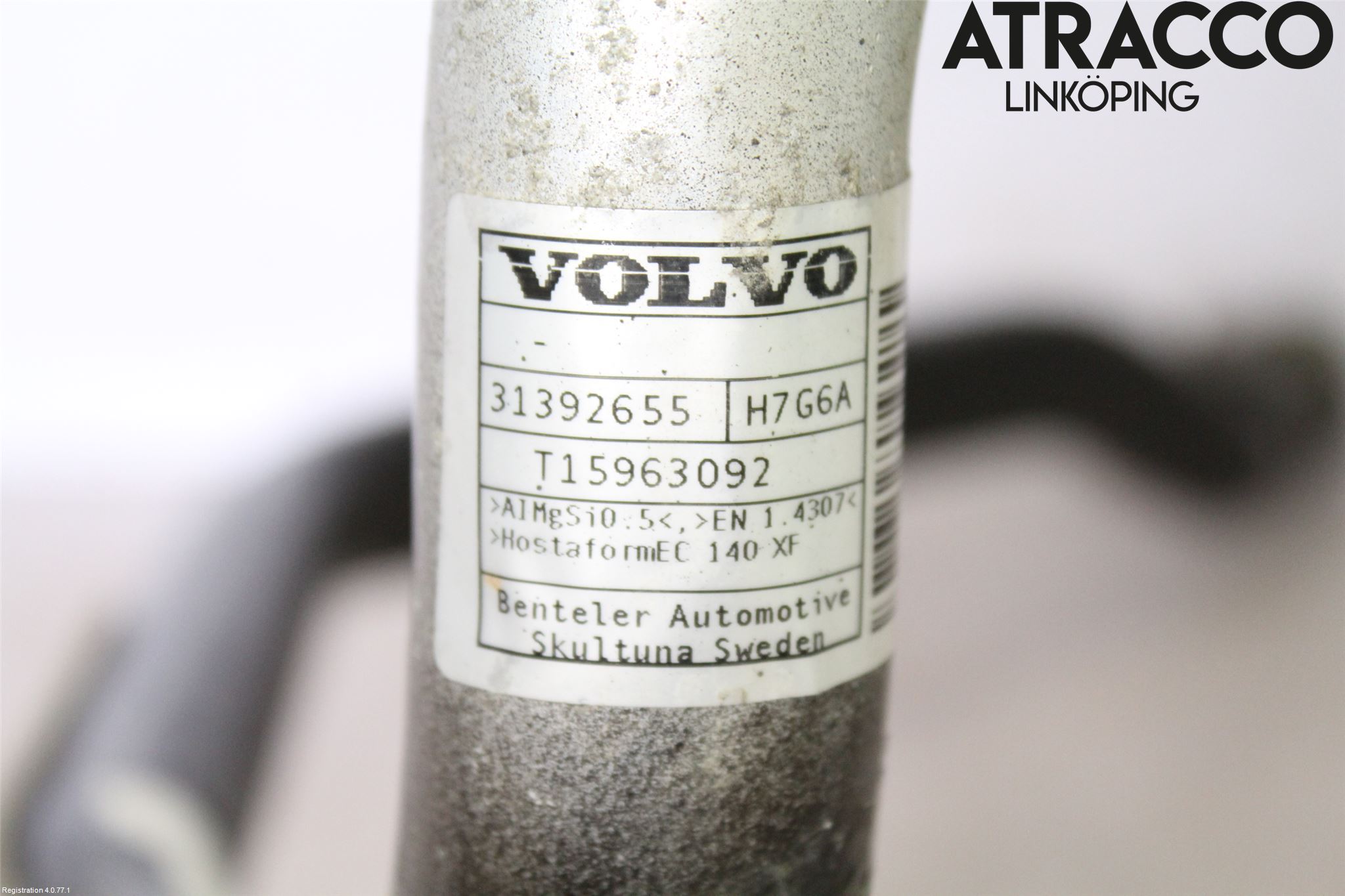 Volvo XC60 14-17 Bränslepåfyllnrör-Slang