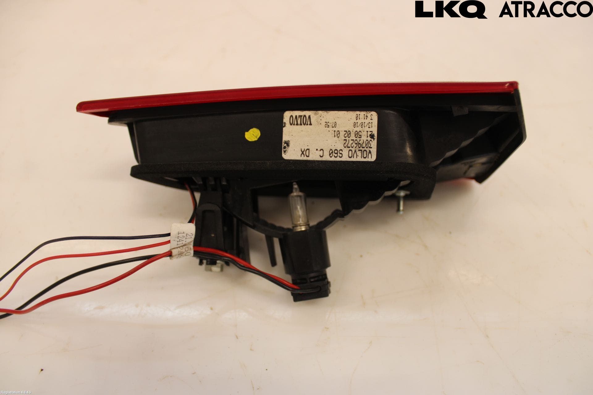 Volvo S60 11-13 Bakljus Lucka Hö