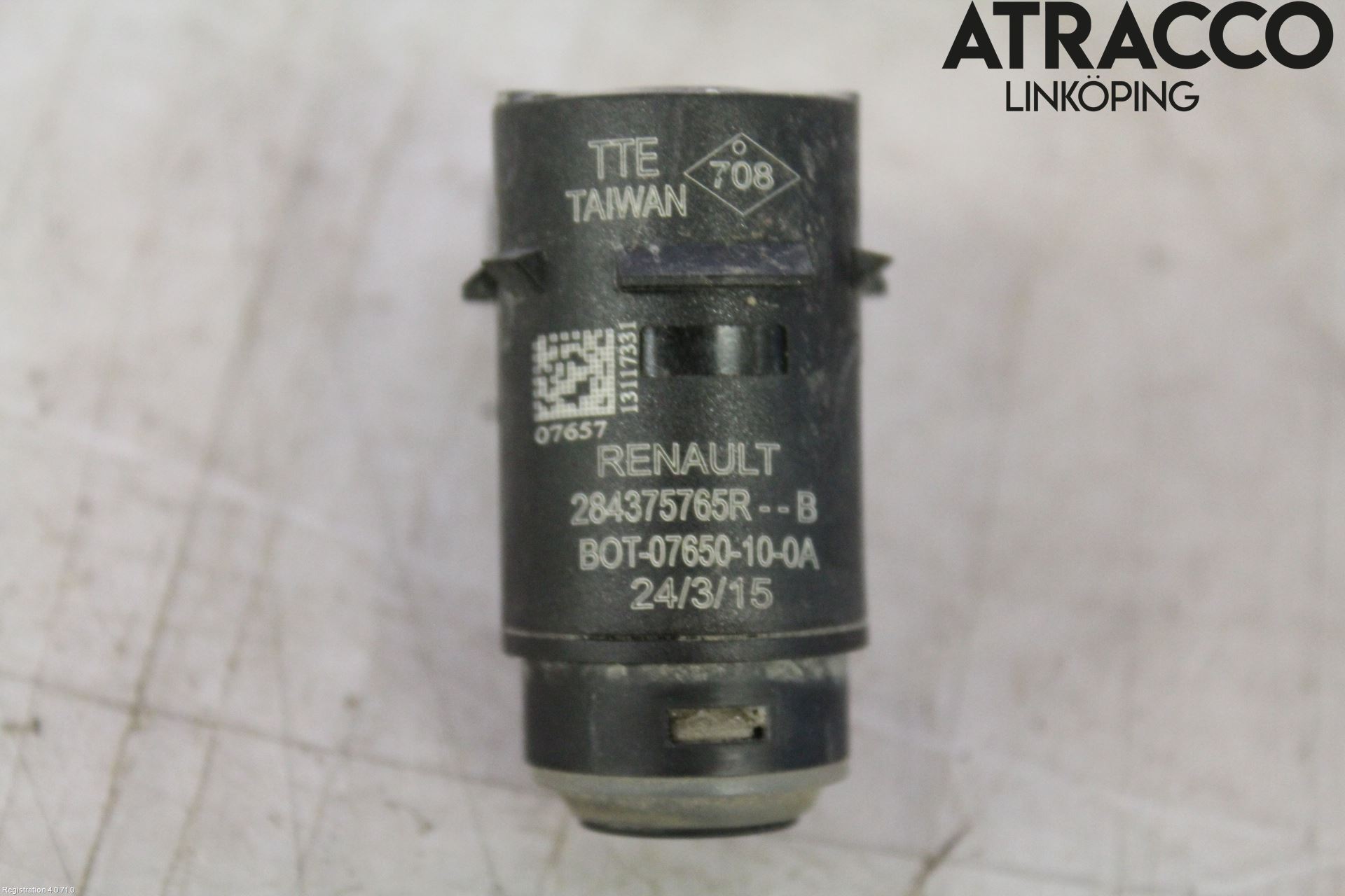 Dacia SANDERO/STEPWAY 13-20 Parkeringshjälp Backsensor