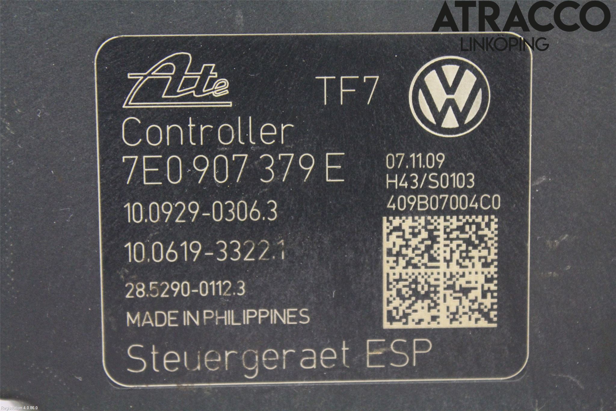 Volkswagen VW TRANSP/CARAVELLE (T5) 04-15 Abs Hydraulaggregat