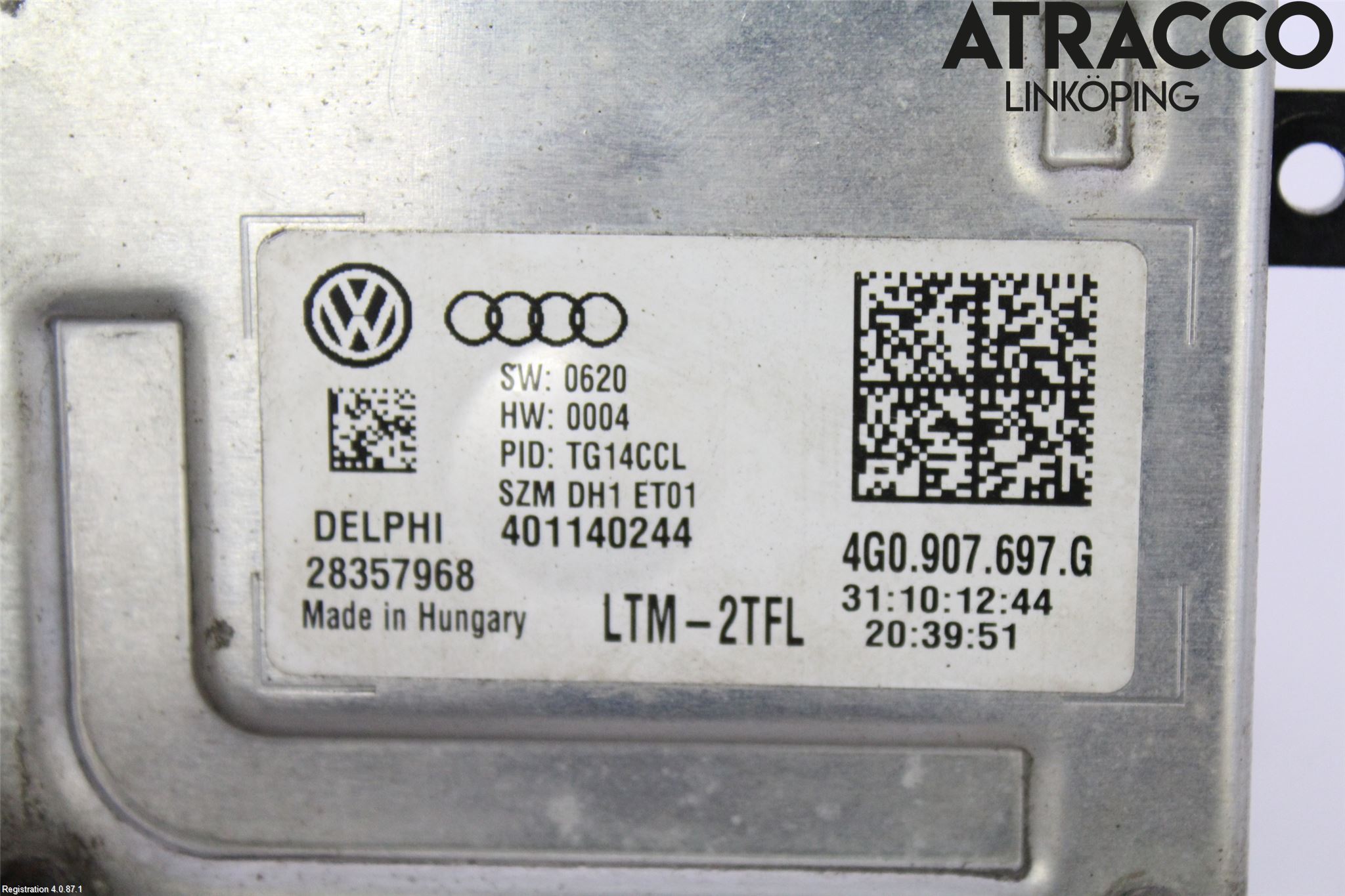 Volkswagen VW TRANSP/CARAVELLE (T5) 04-15 Styrenhet Strålkastare