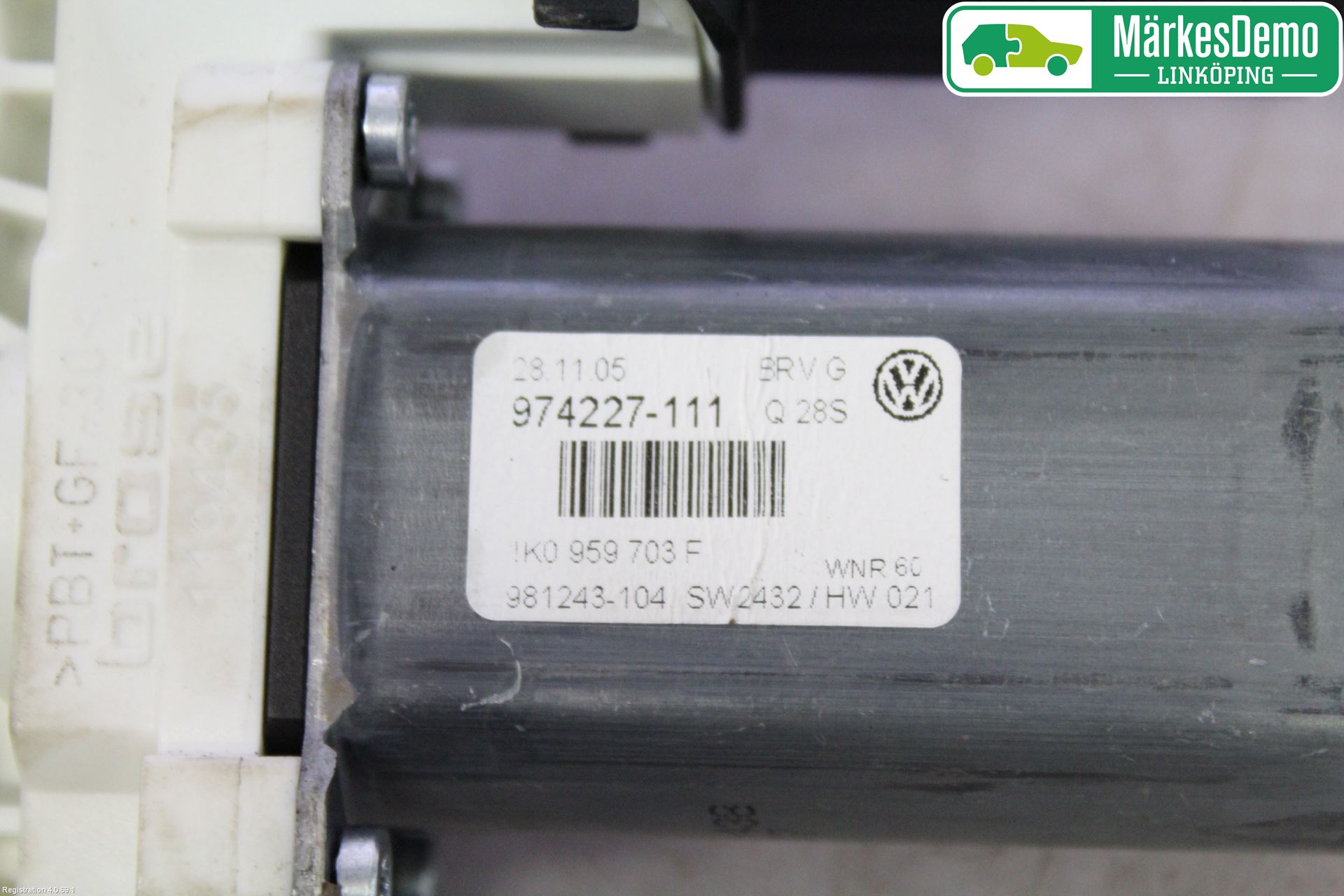 Volkswagen VW PASSAT 05-11 Fönsterhissmotor