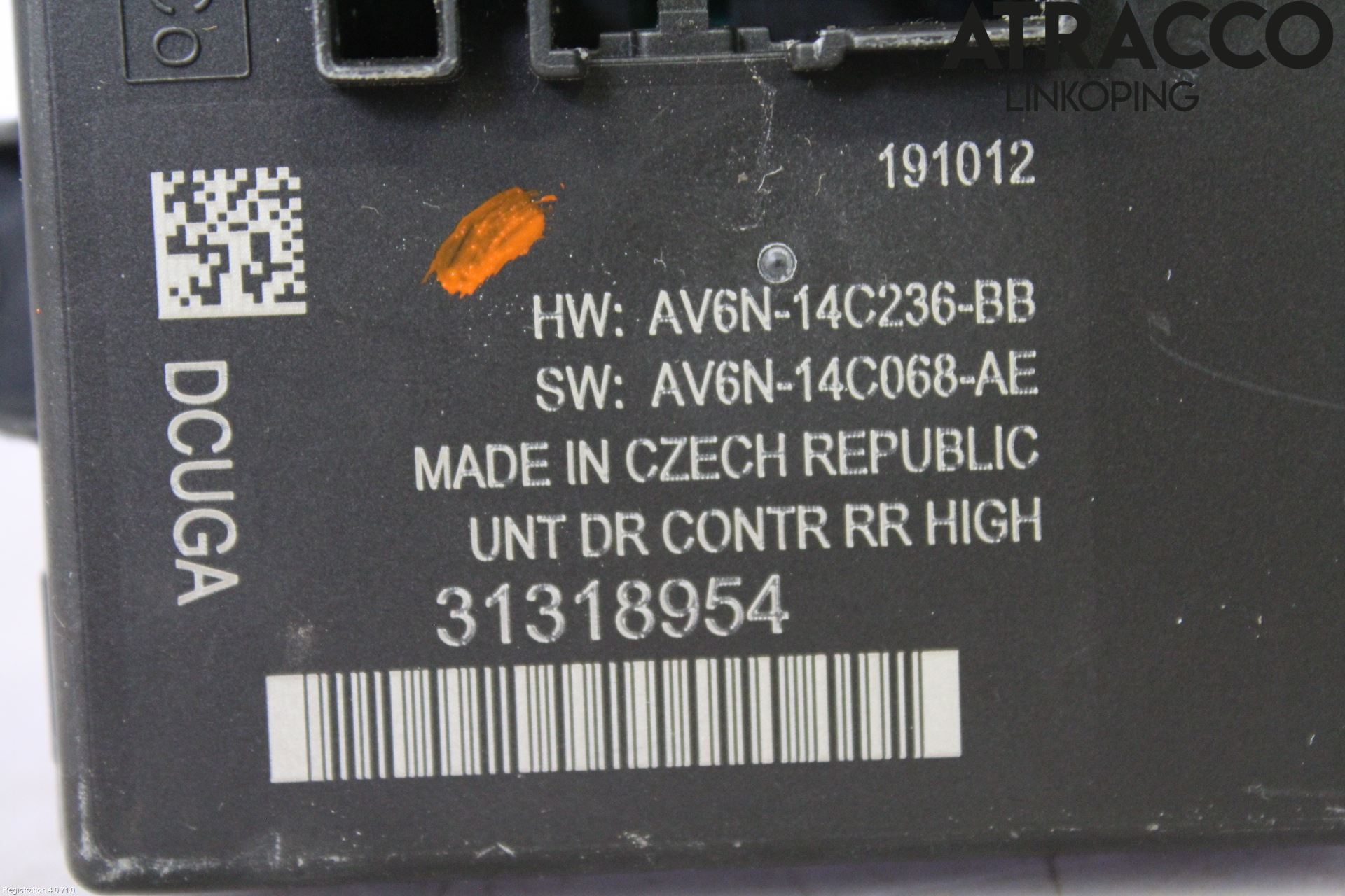 Volvo V40 12-19 Styrenhet Dörr