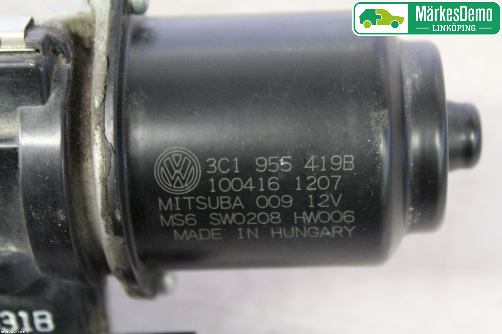 Volkswagen VW PASSAT 05-11 Torkarmotor Vindruta