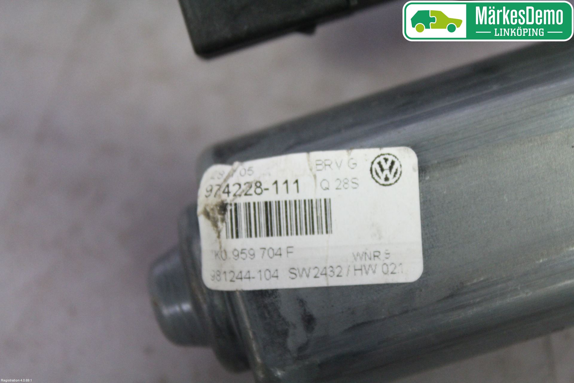 Volkswagen VW PASSAT 05-11 Fönsterhissmotor