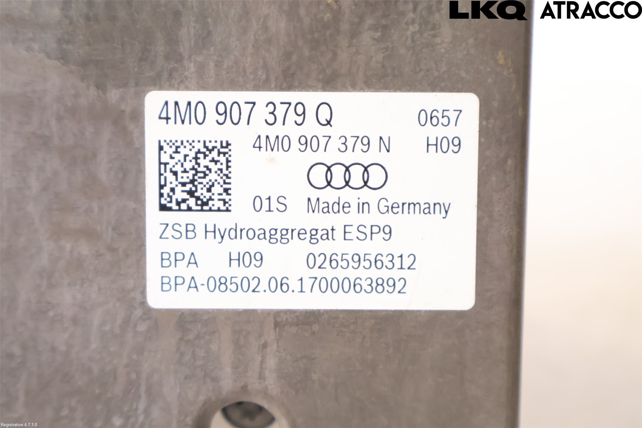 Audi Q7/SQ7 Abs Hydraulaggregat