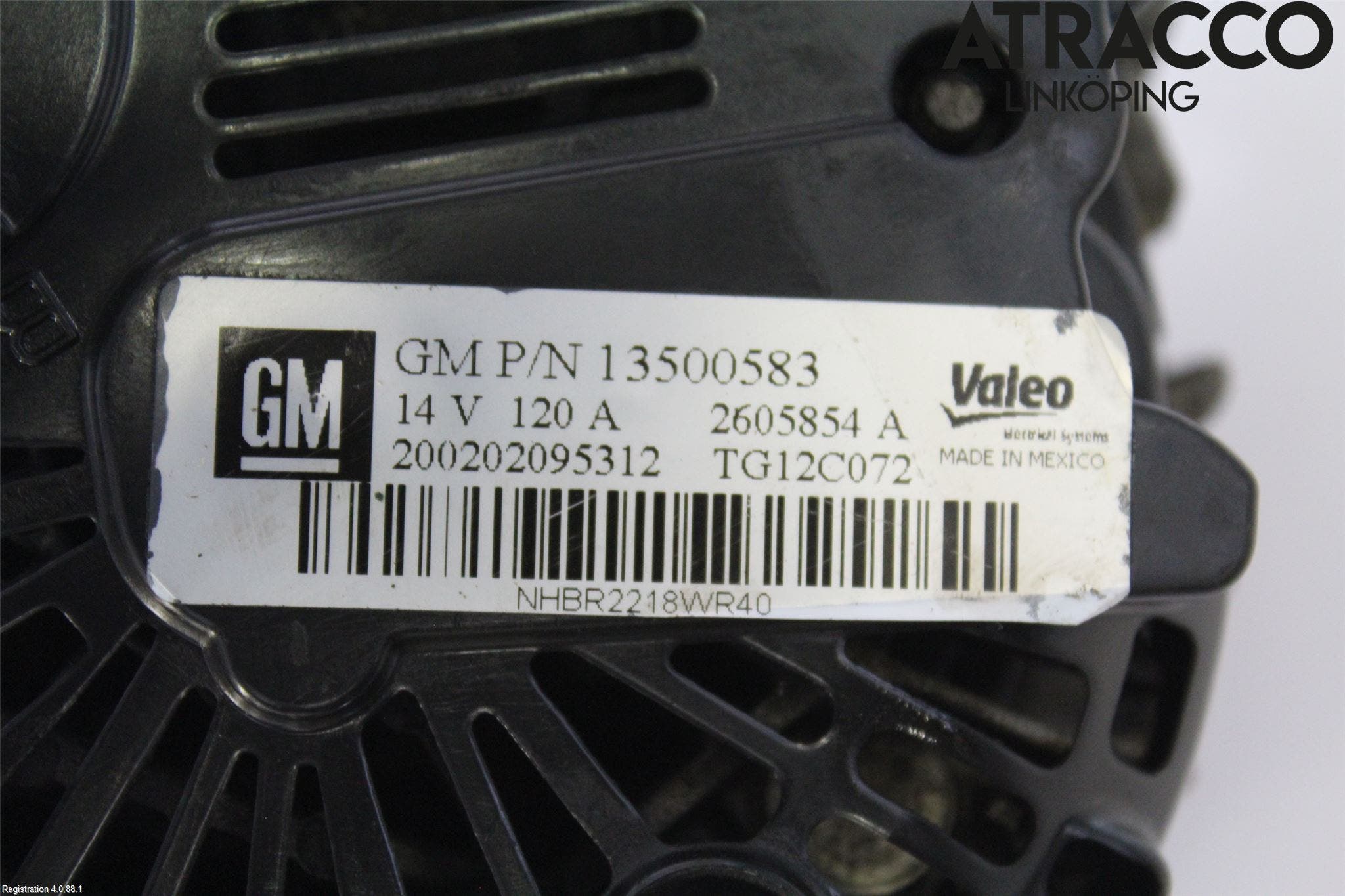 Opel ASTRA J 10-15 Generator