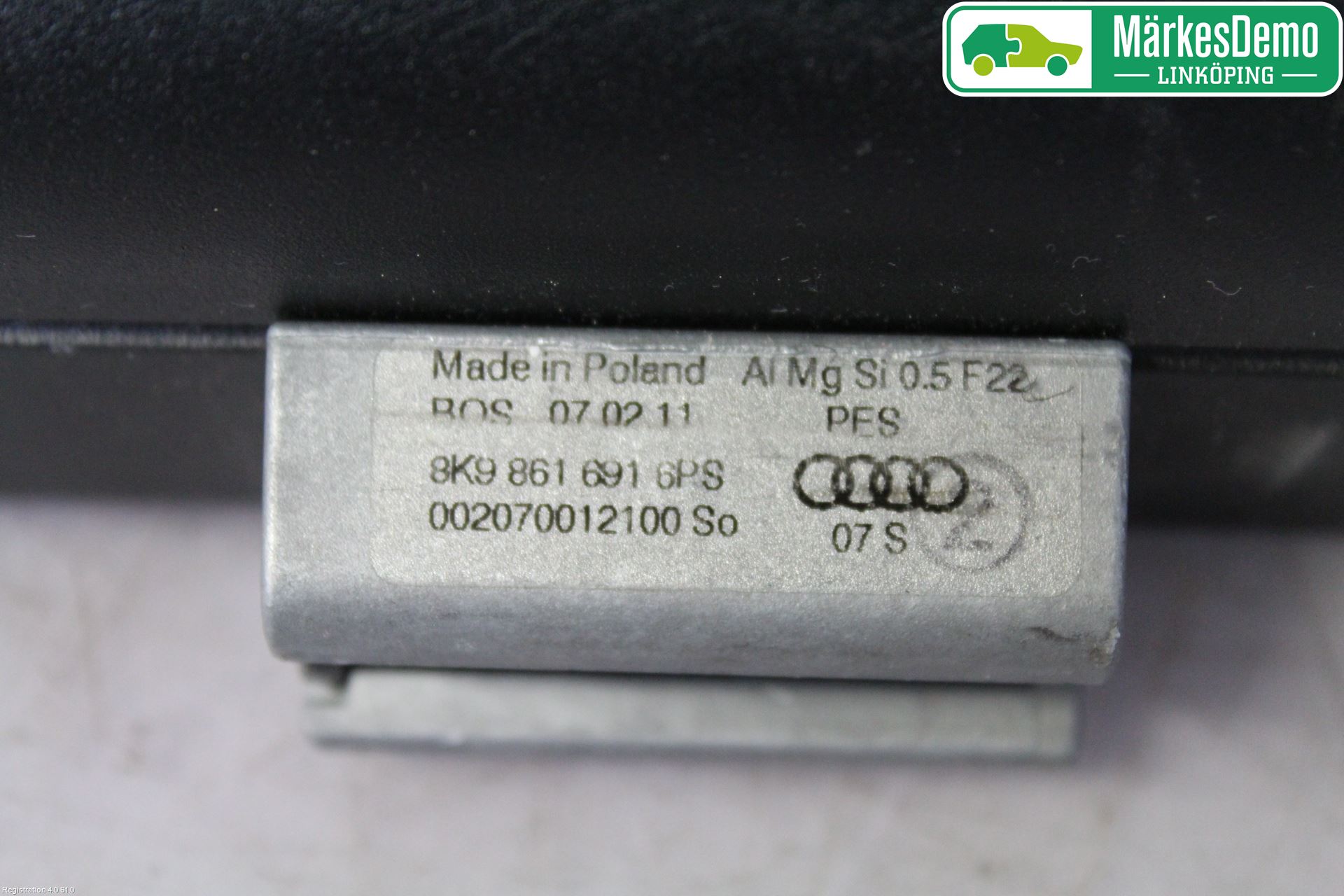 Audi A4/S4 08-11 Lastförskjutningsskydd-Galler