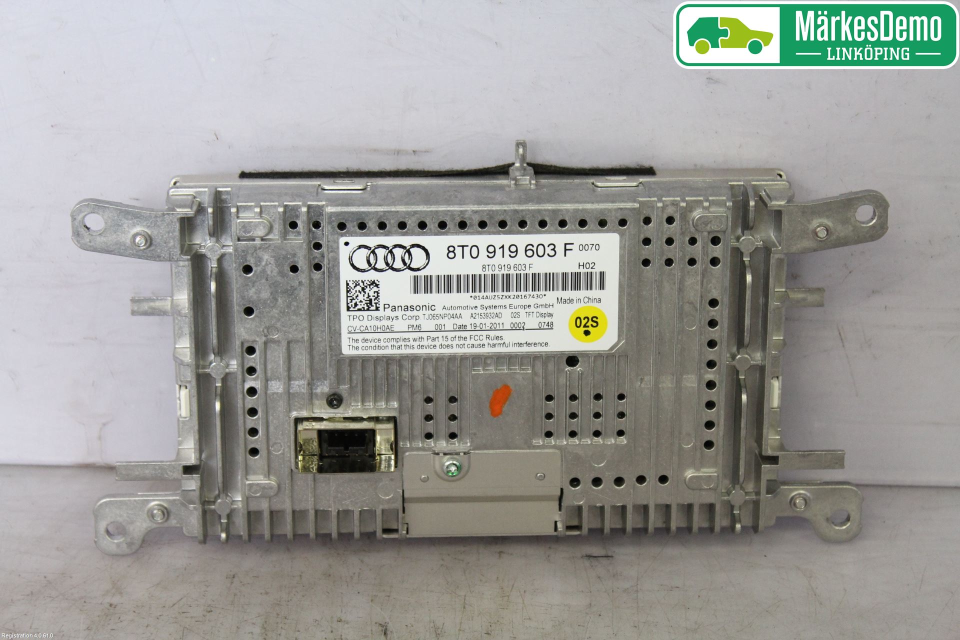 Audi A4/S4 08-11 Multifunktionsdisplay
