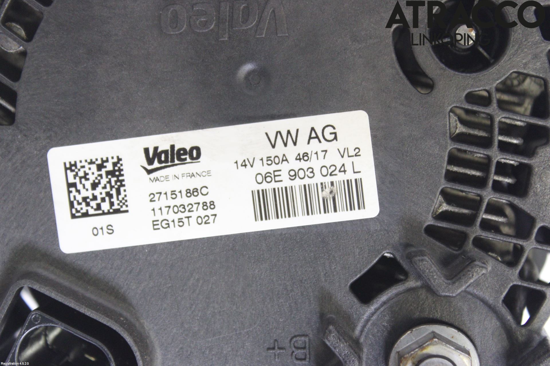 Audi A4/S4 B9 16-19 Generator