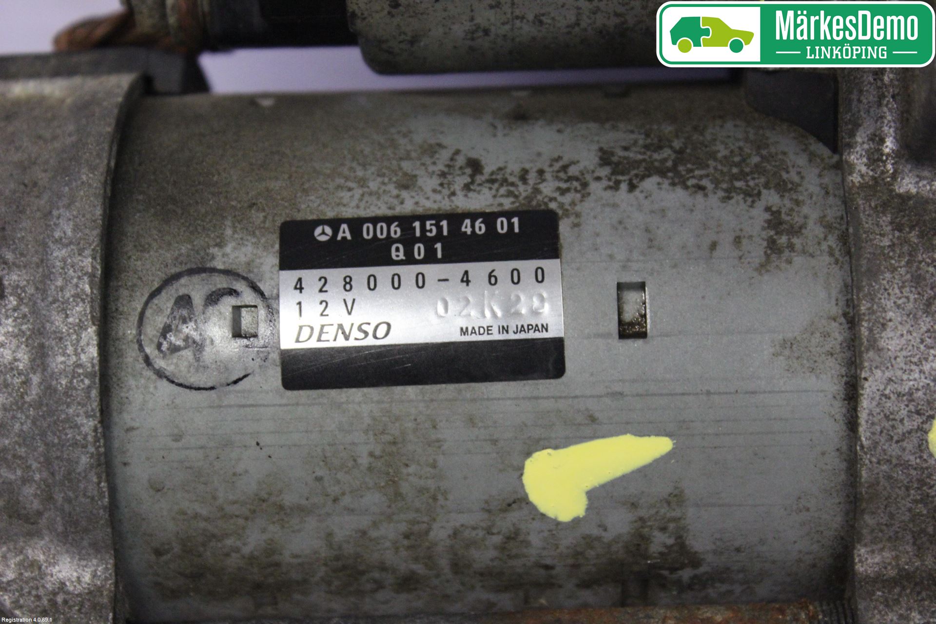 Mercedes-Benz MB C-KLASS (W204) 07-15 Startmotor Diesel