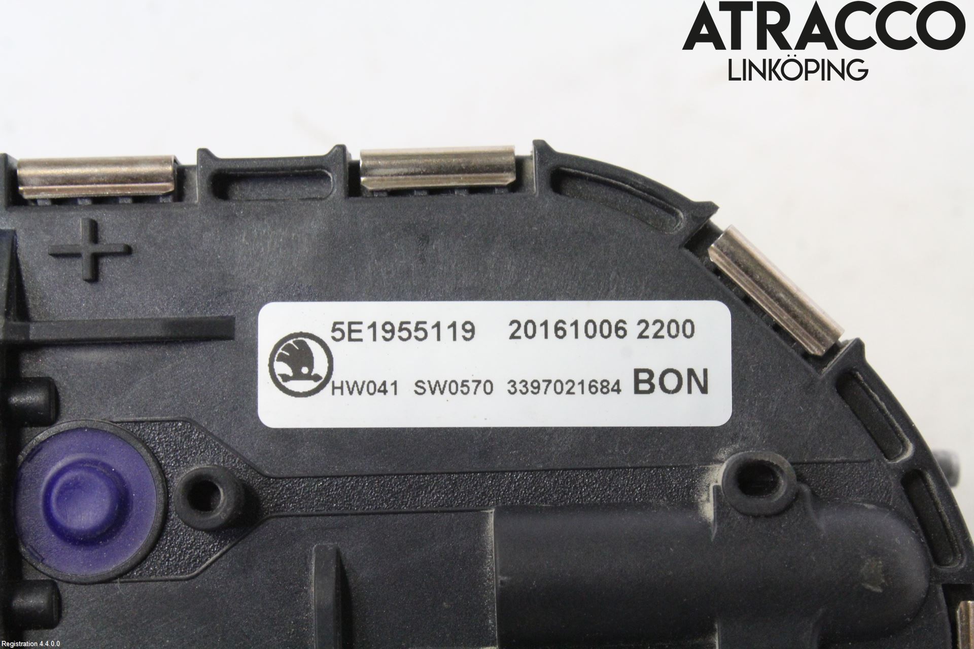 Skoda OCTAVIA (5E) 13-20 Torkarmotor Vindruta