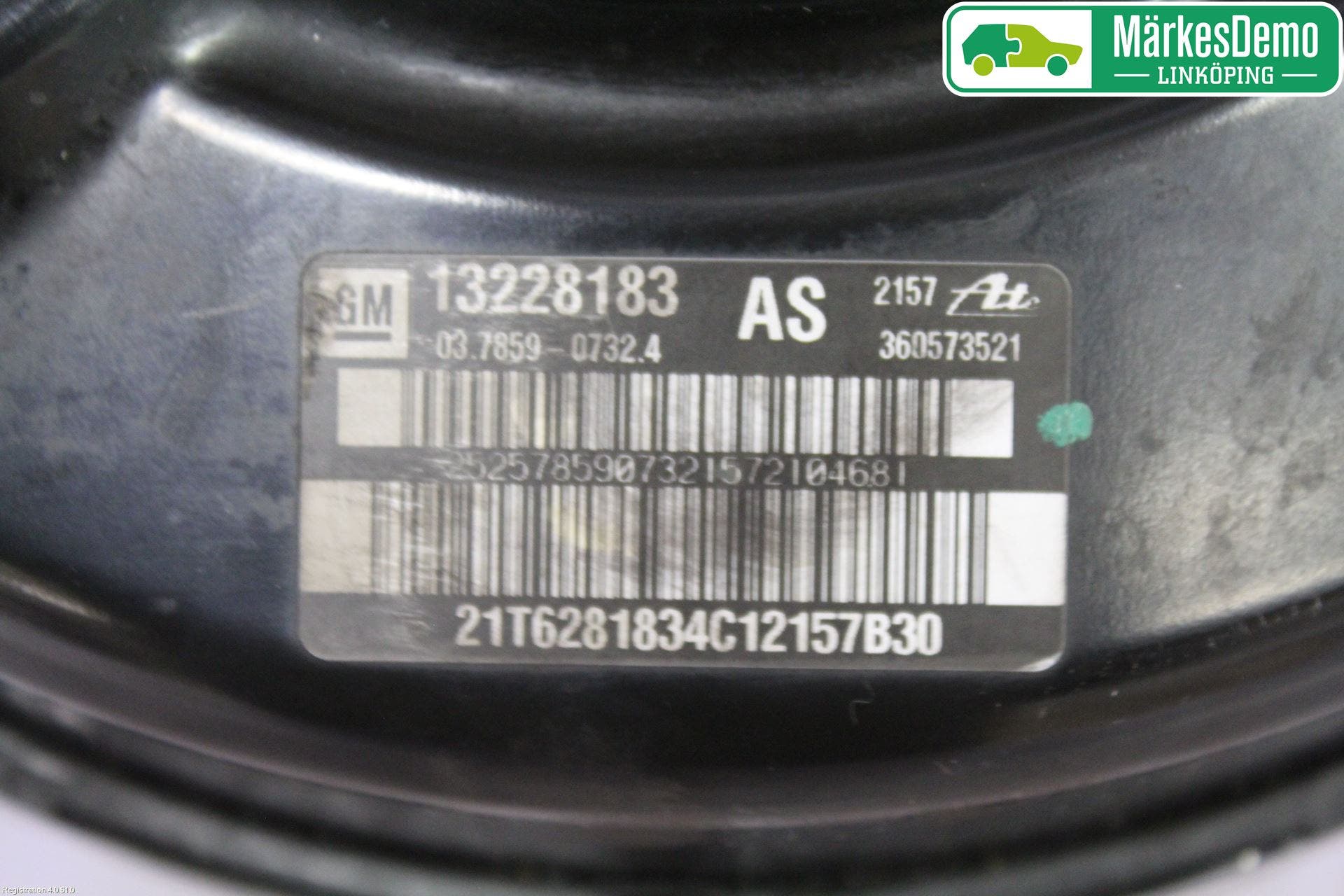 Opel INSIGNIA 09-16 Bromsservo