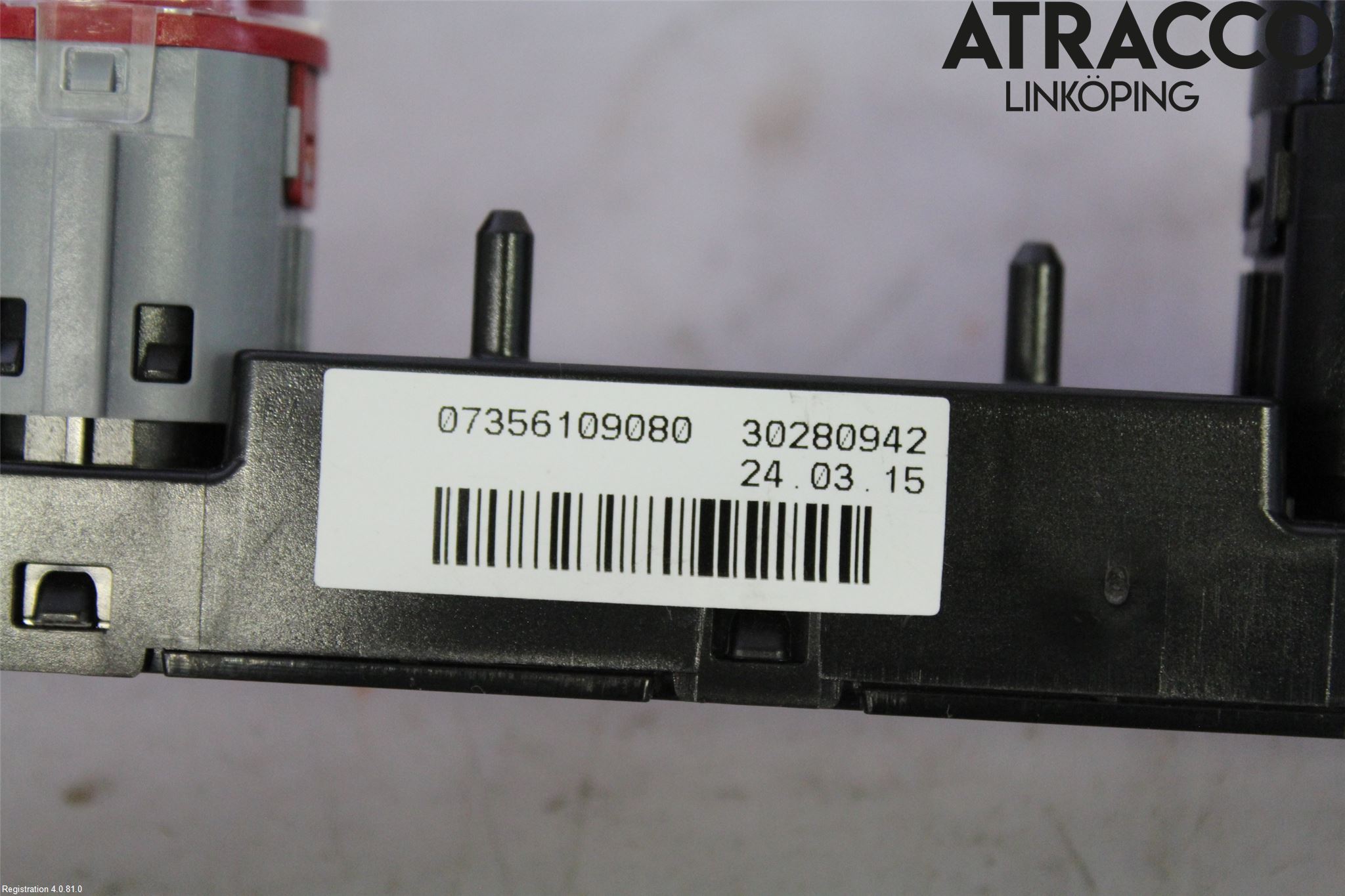 Fiat 500X 15- Strömställare Varnings