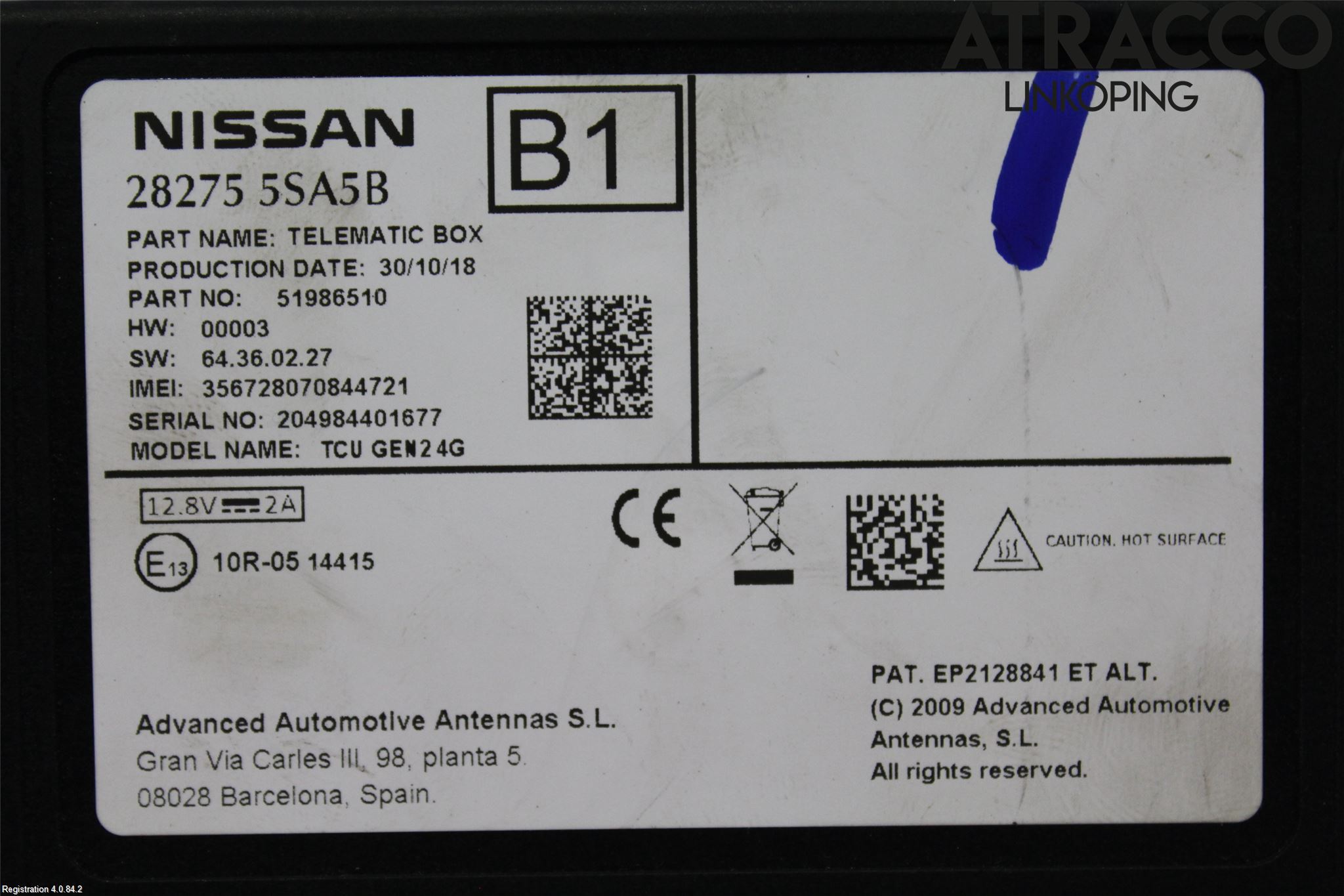 Nissan LEAF 18- Styrenhet Övrigt