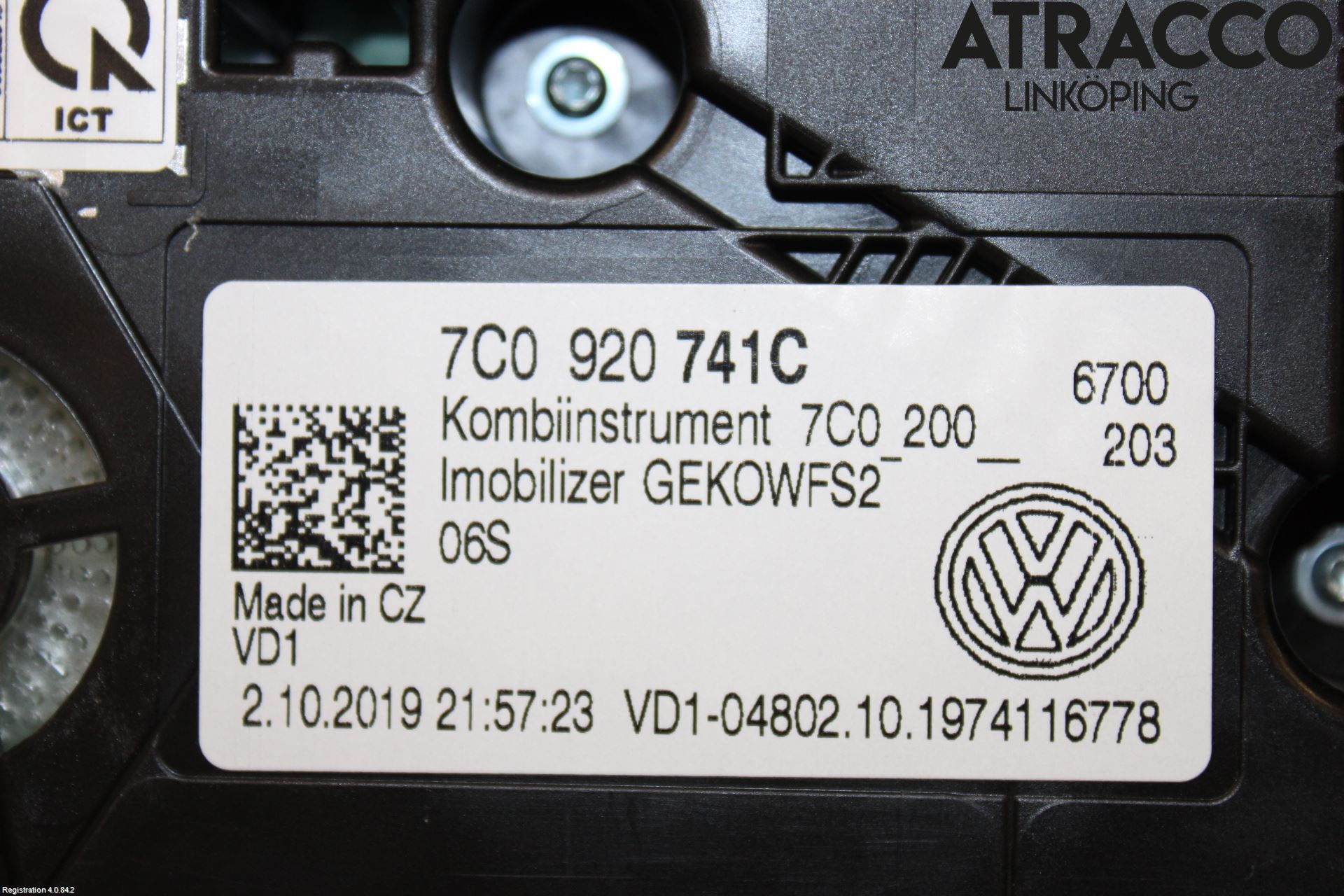 Volkswagen VW CRAFTER II / E-CRAFTER 17- Instrument Komb
