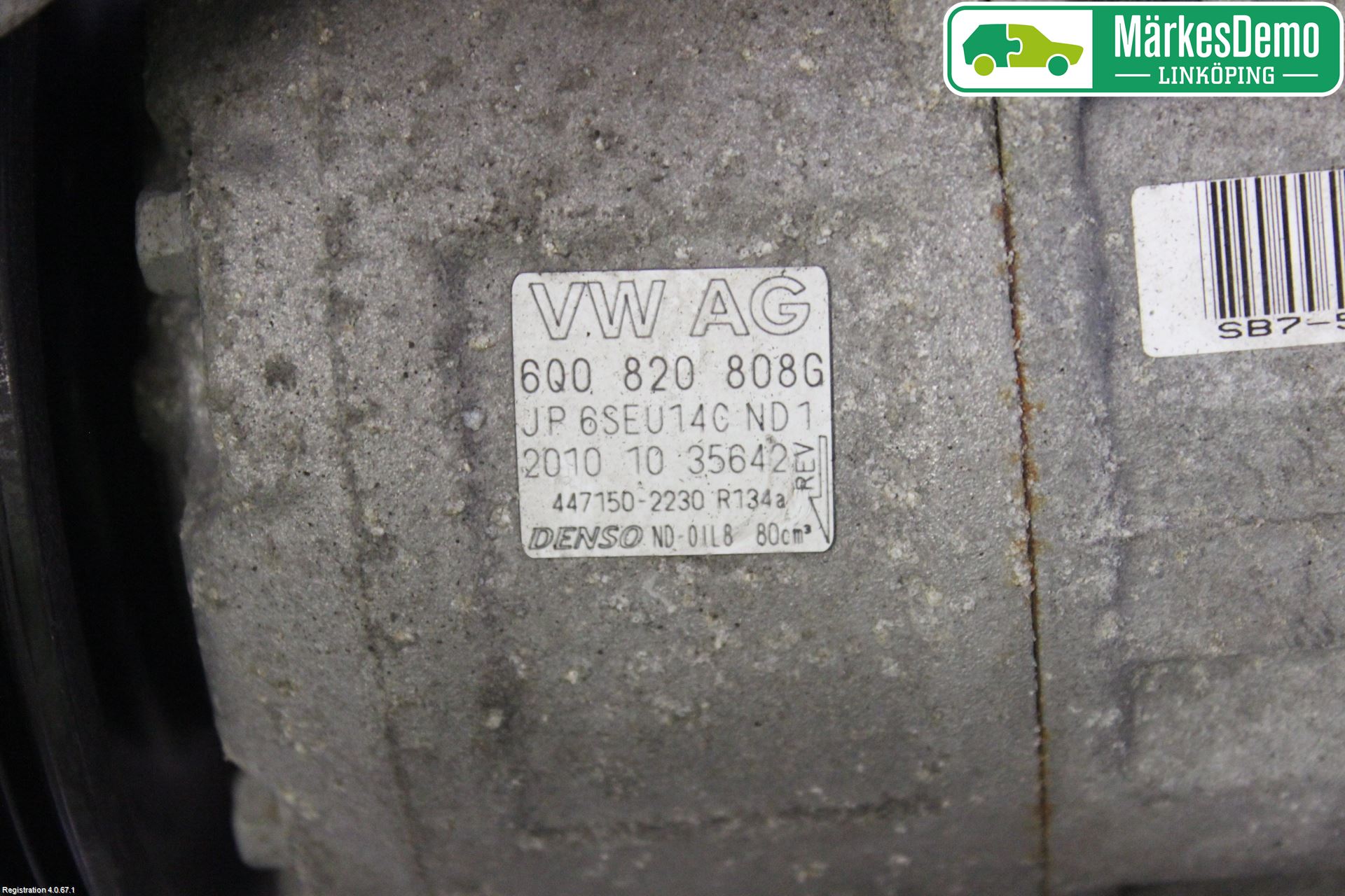 Skoda FABIA 07-14 Ac Kompressor