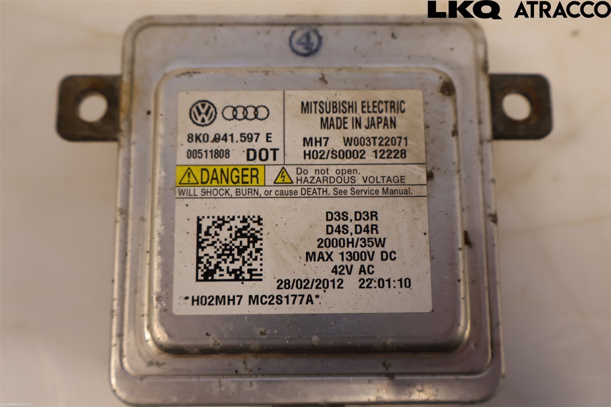 Audi A4 12-15 Styrenhet Strålkastare