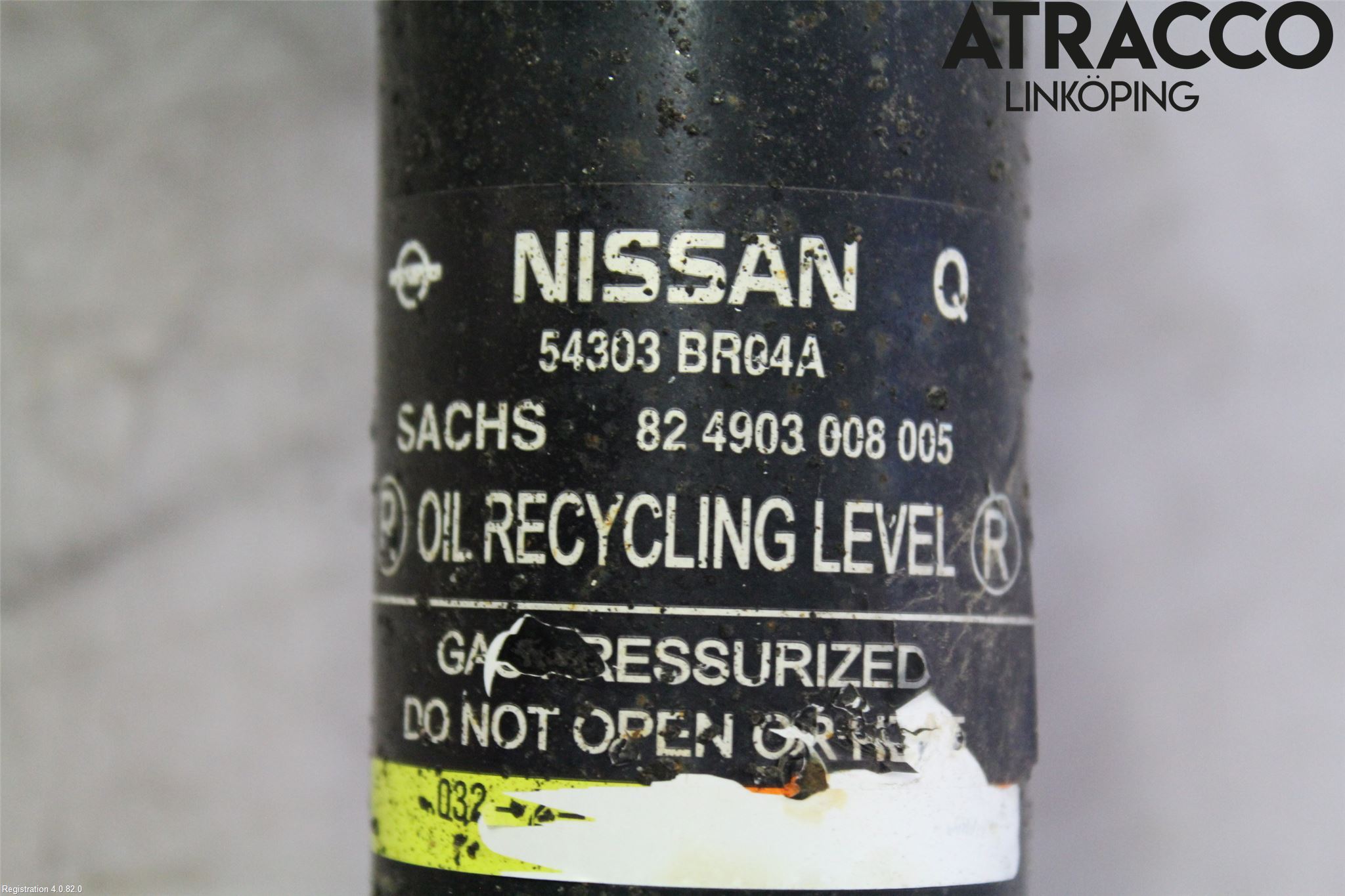 Nissan QASHQAI 10-14 Fjäderben Fram Vänster