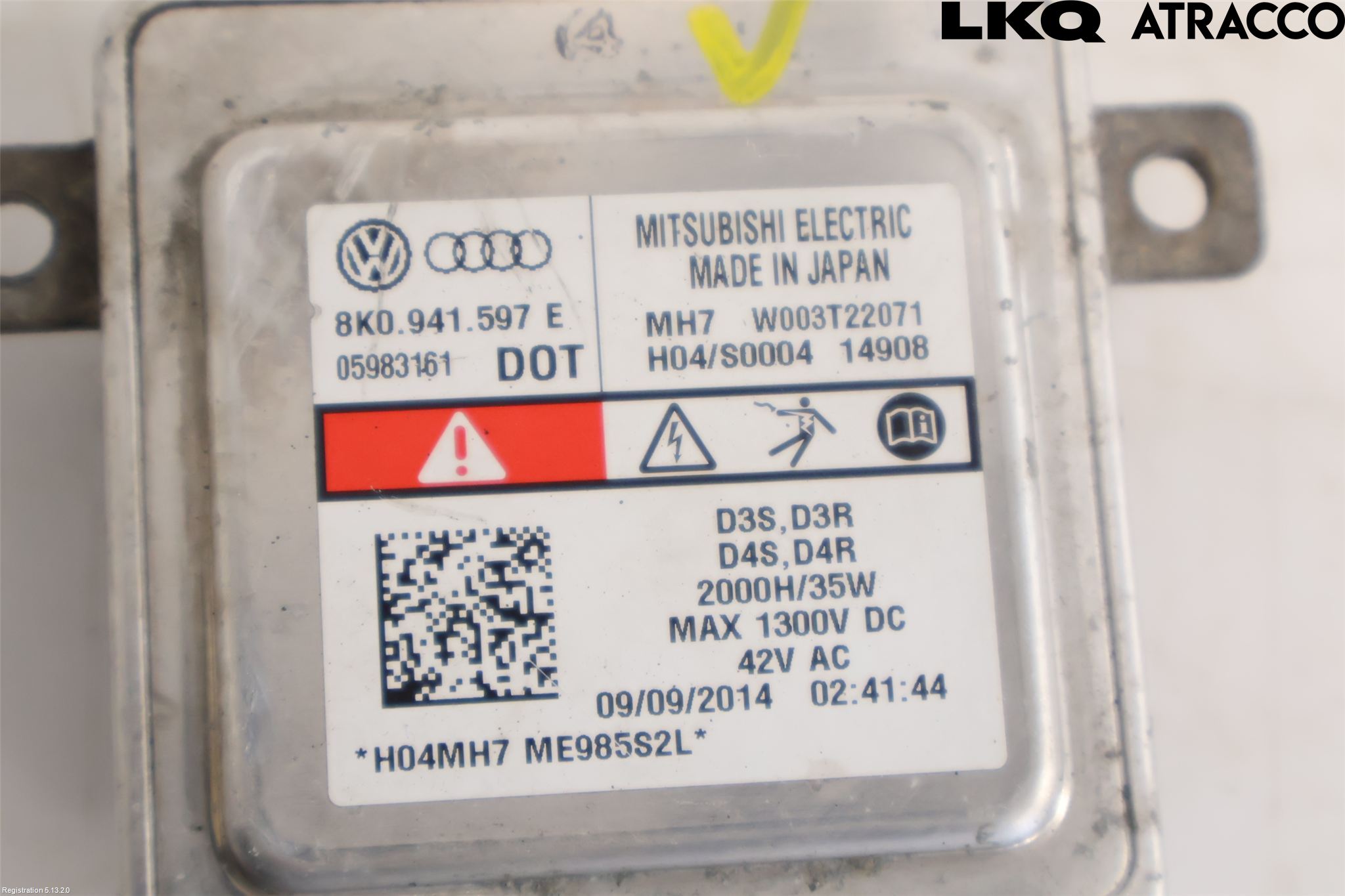 Audi A4 12-15 Styrenhet Strålkastare