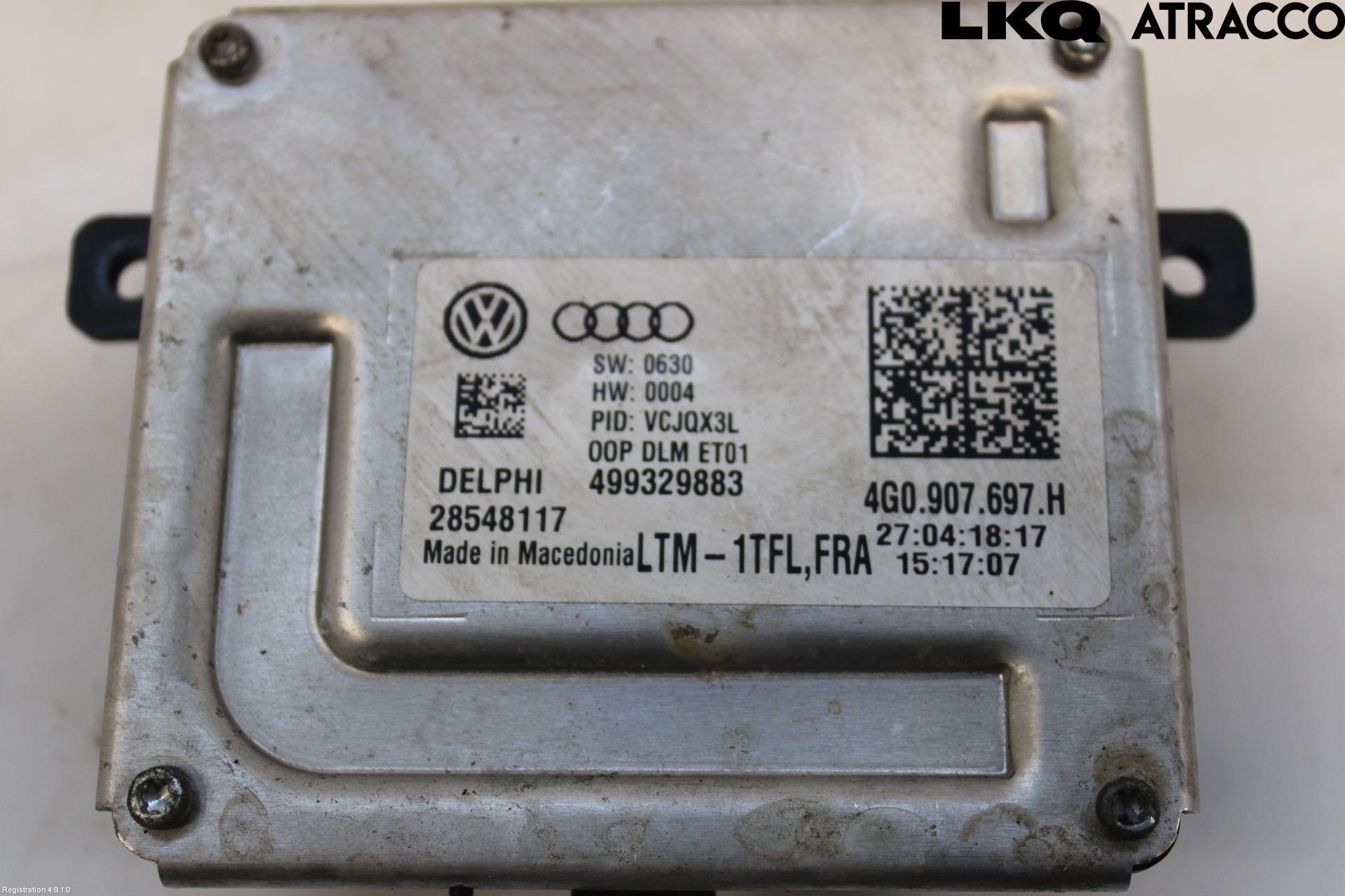 Volkswagen VW PASSAT 15-19 Styrenhet Strålkastare