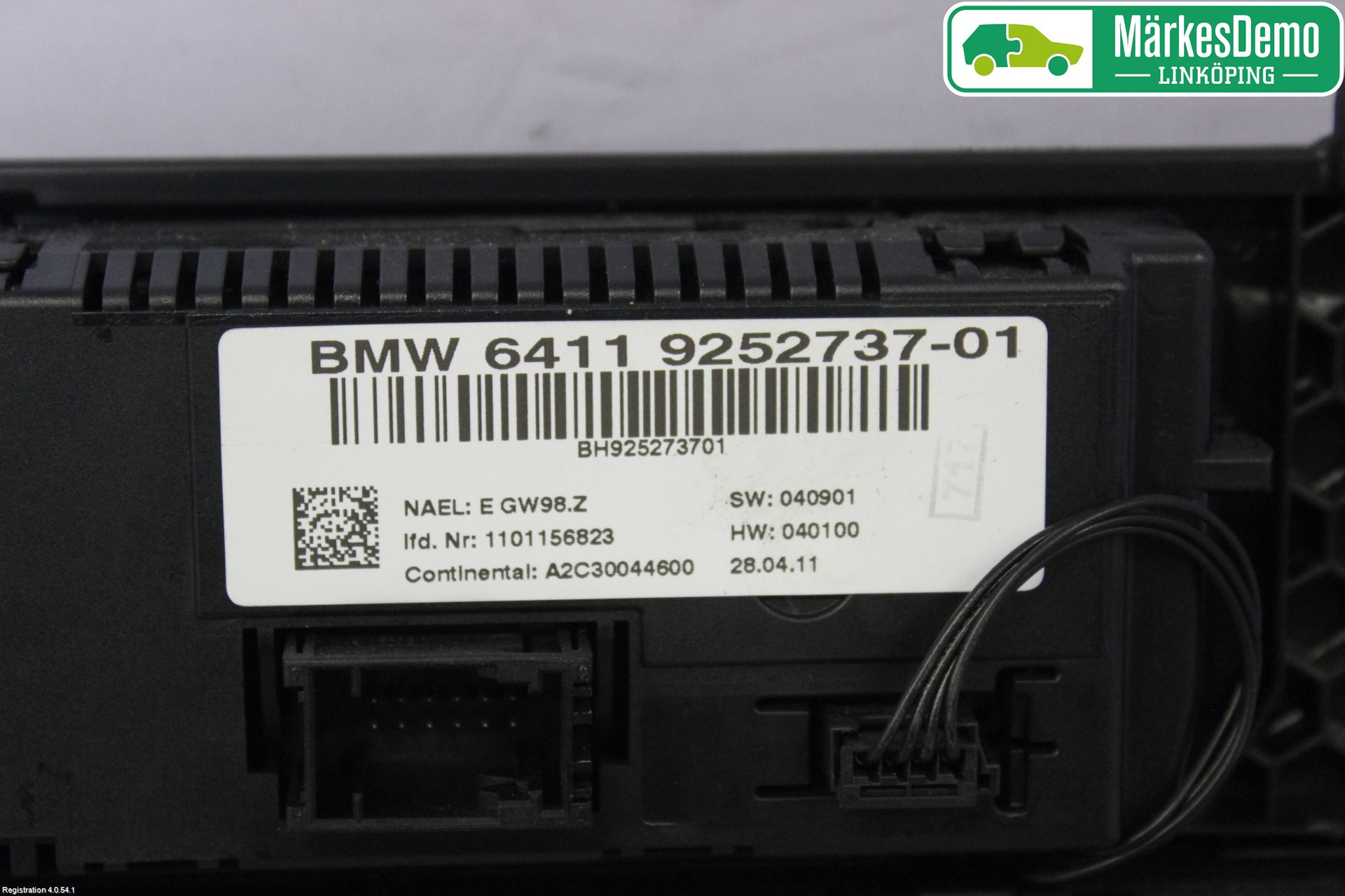 BMW X3 F25 10-17 Ac Styrenhet Ac Manöveren