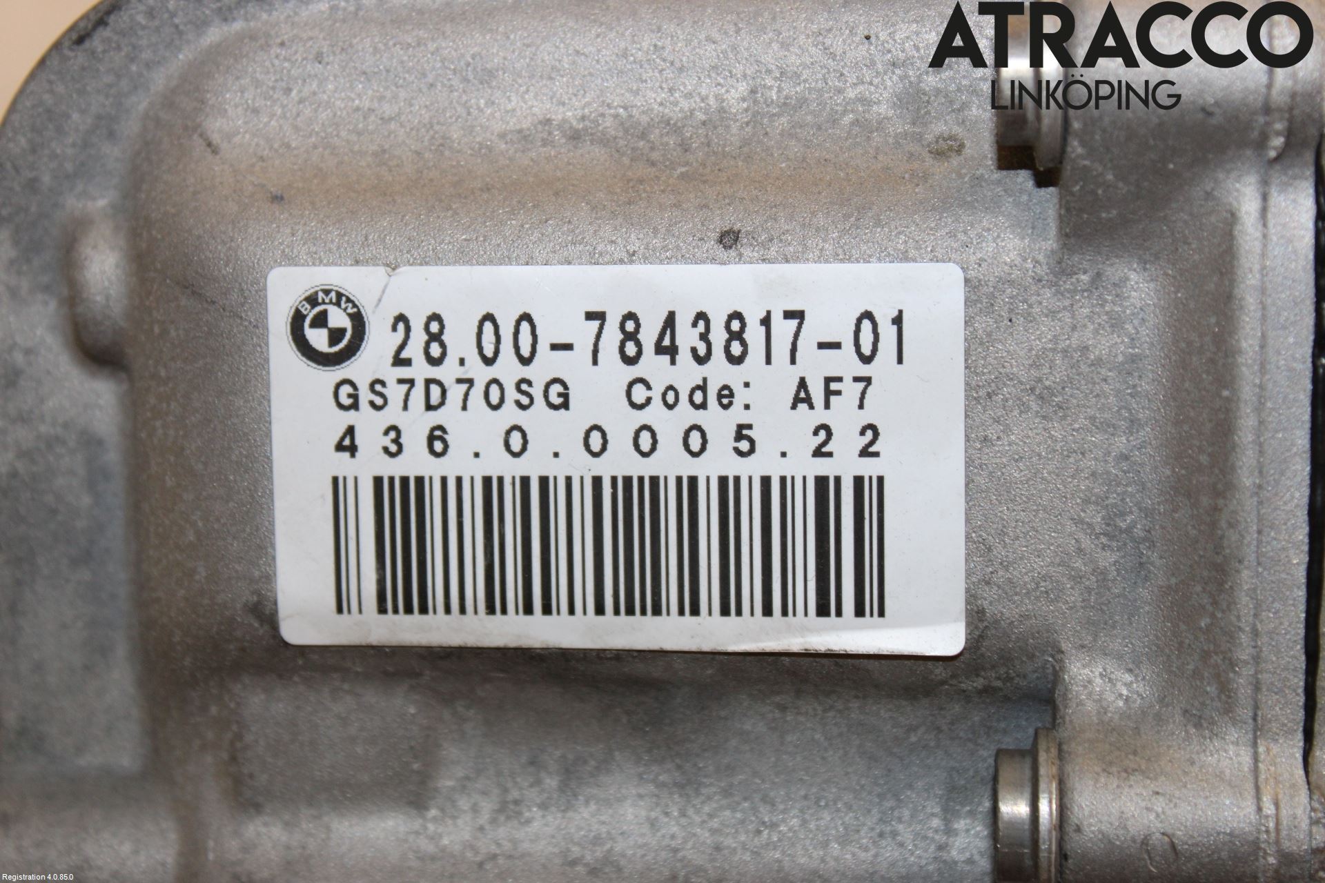 BMW 5 F10/F11/F18 09-17 Växellåda Automat