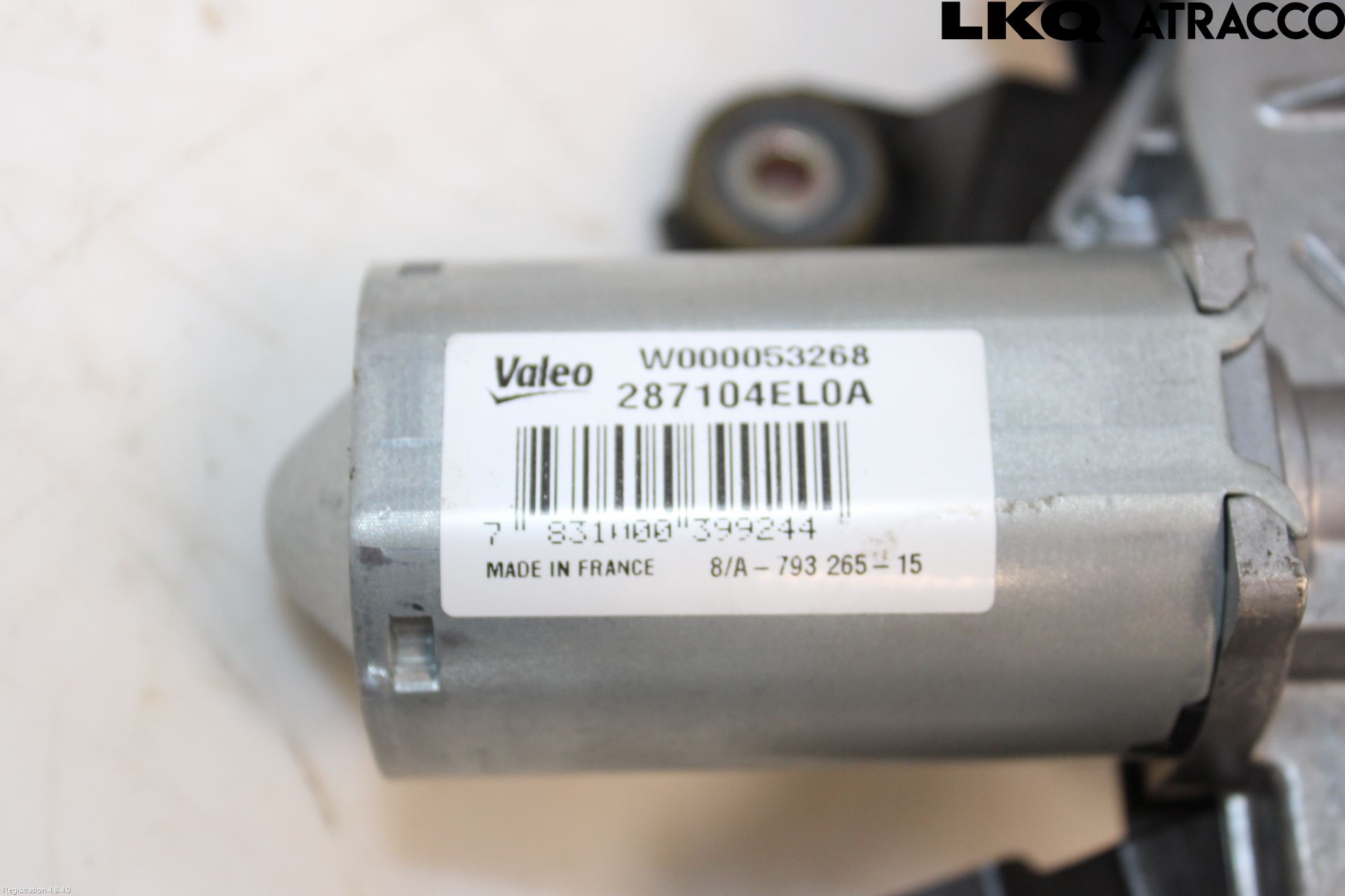Nissan QASHQAI 14-17 Torkarmotor Baklucka
