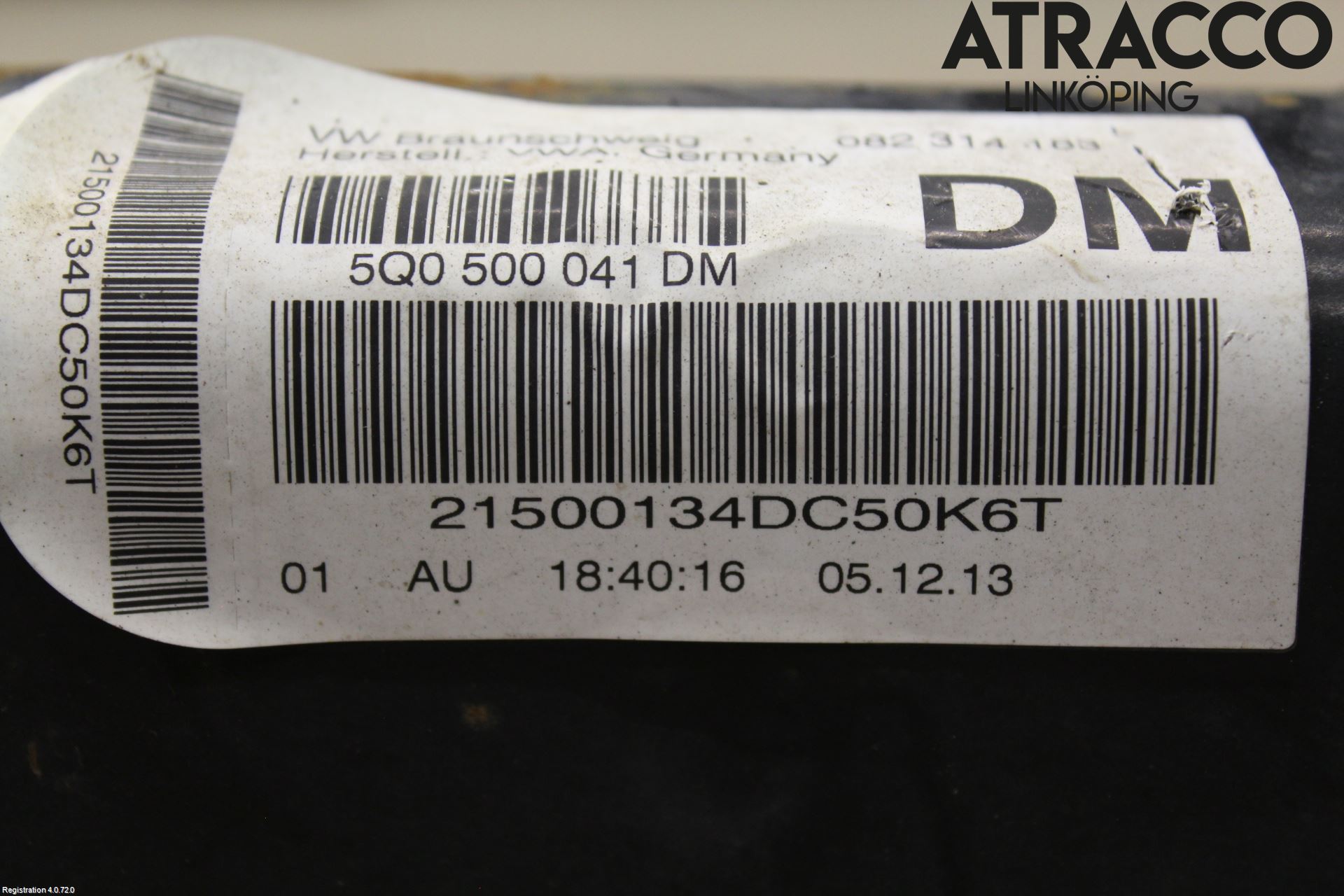 Volkswagen VW GOLF / E-GOLF VII 13-20 Bakaxelbalk