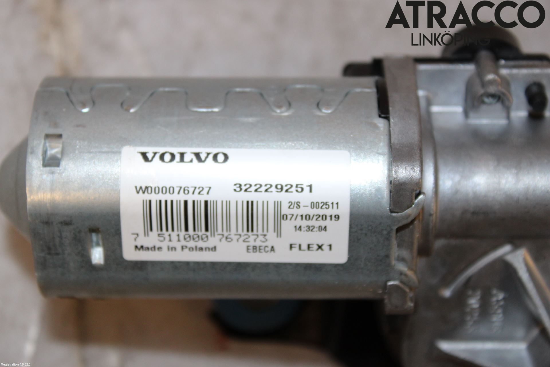 Volvo XC60 18- Torkarmotor Baklucka