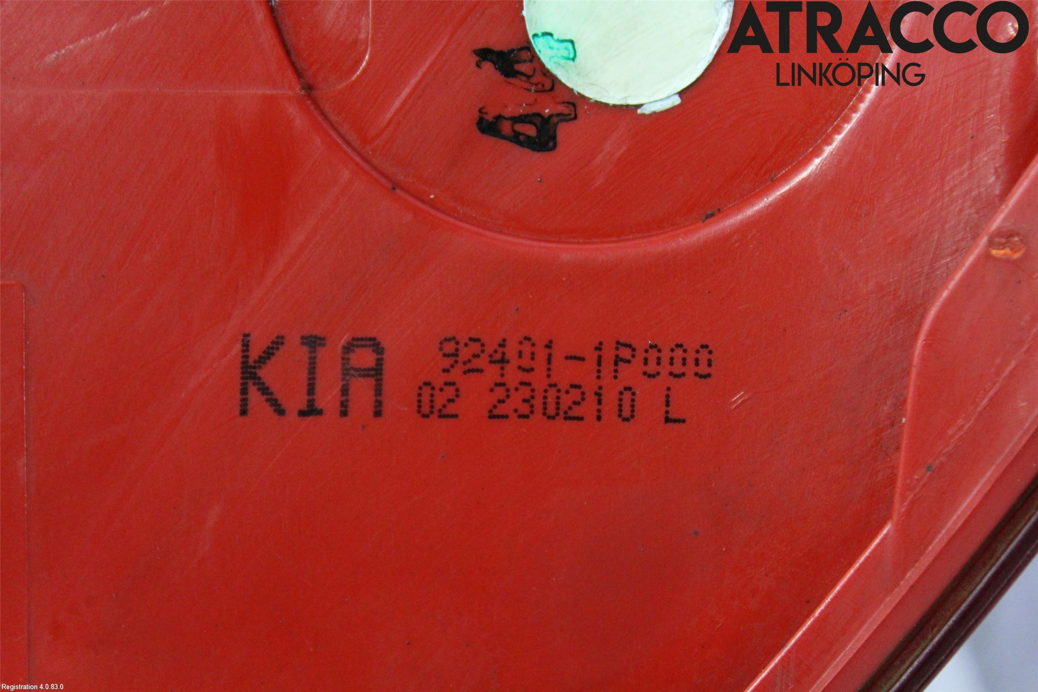 Kia VENGA 10-19 Bakljus Vänster