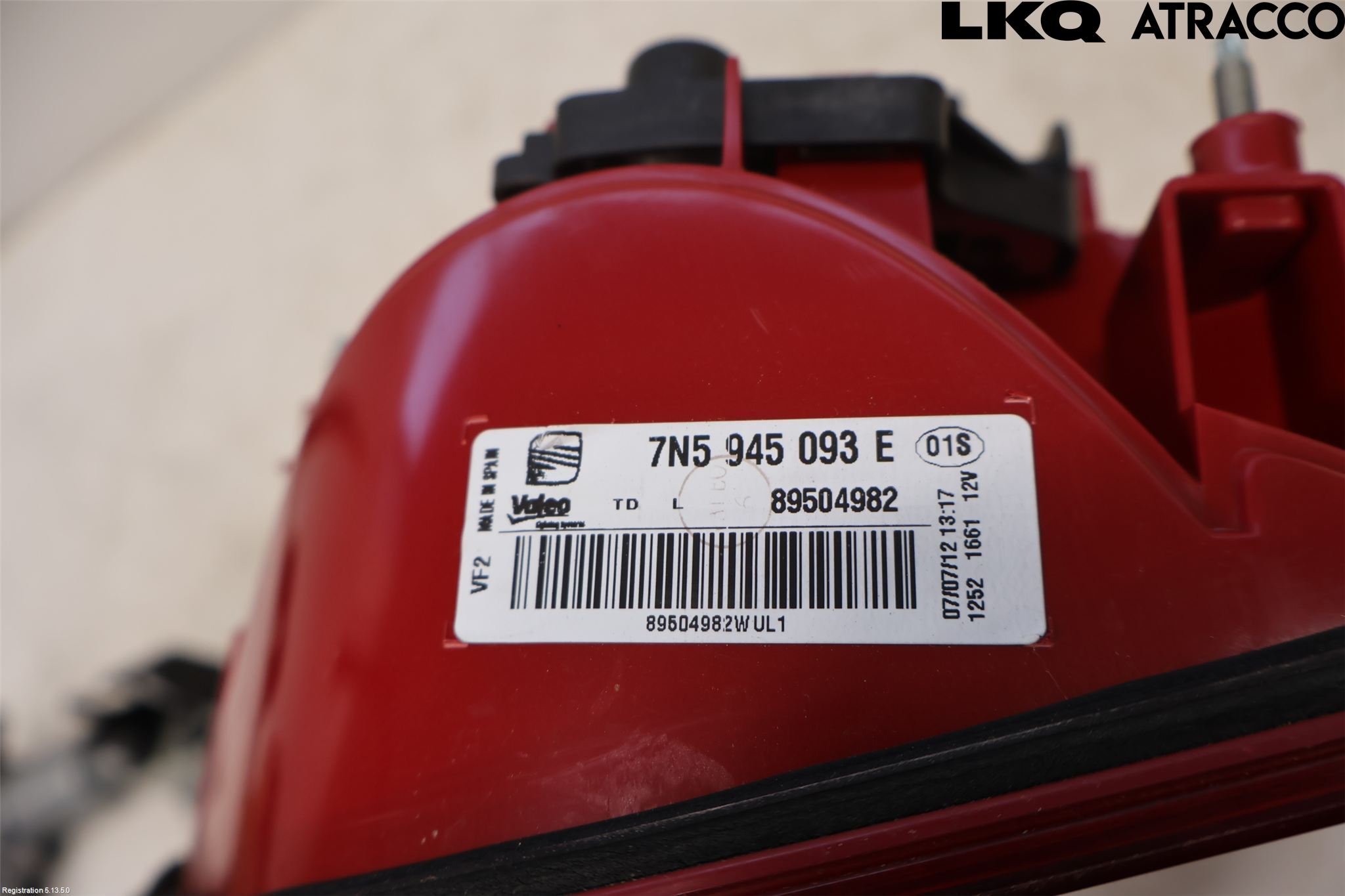 Seat ALHAMBRA 11- Bakljus Lucka Vä