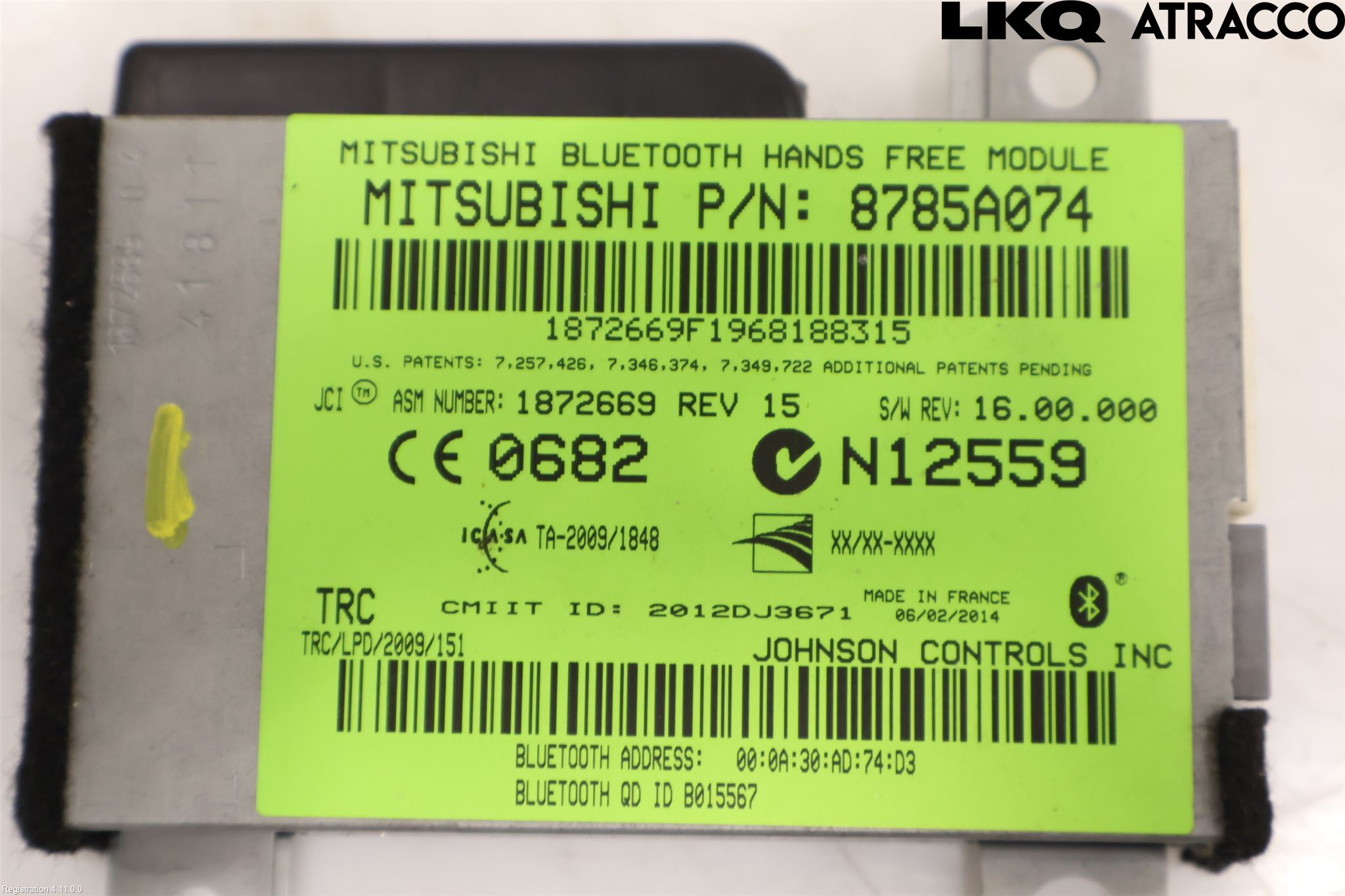 Mitsubishi OUTLANDER 13-21 Styrenhet Övrigt