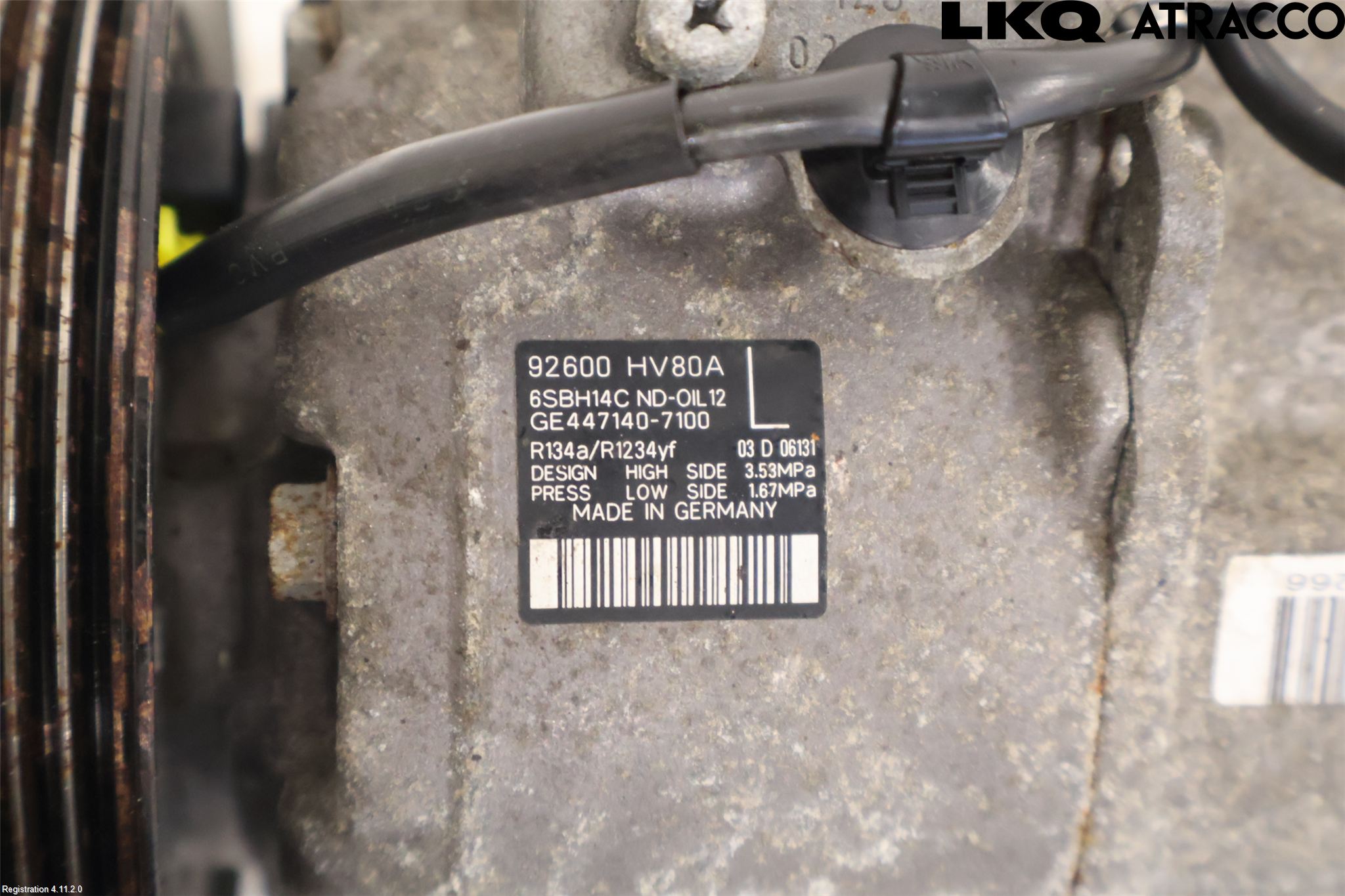 Nissan QASHQAI 17-21 Ac Kompressor